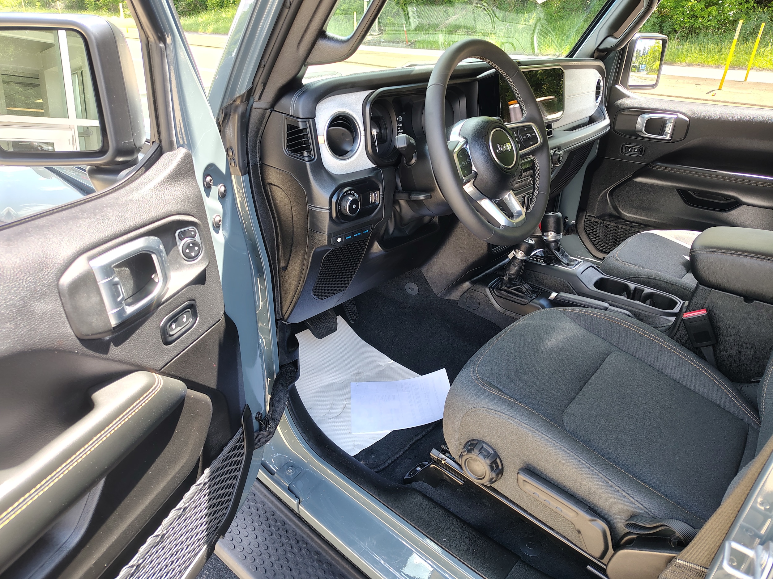 2025 Jeep Wrangler 4xe Sahara Anvil Clearcoat at Solomon CJD Brownsville