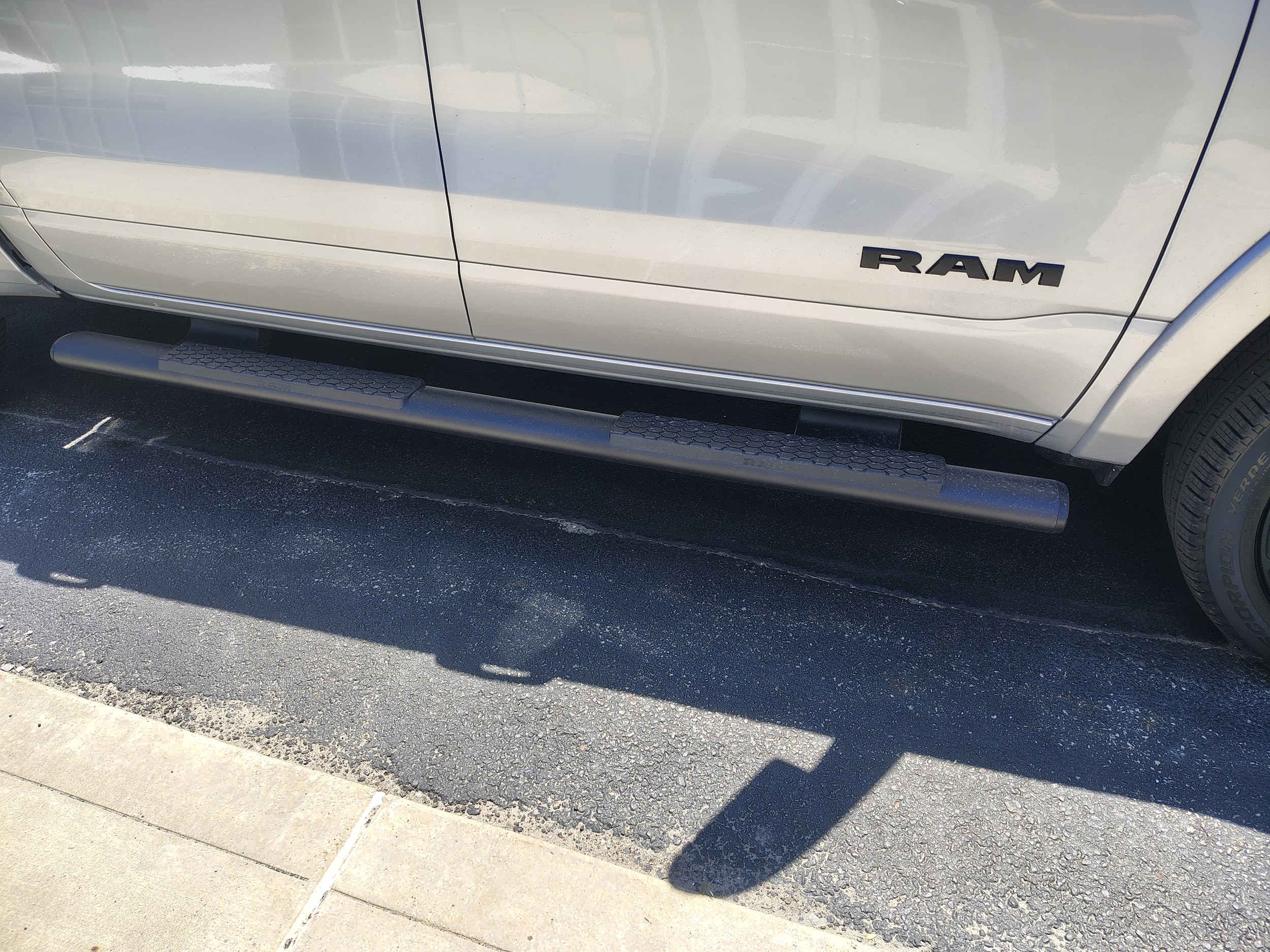 2026 Ram 1500 LARAMIE CREW CAB 4X4 5'7 BOX Silver Zynith at Solomon CJD Carmichaels