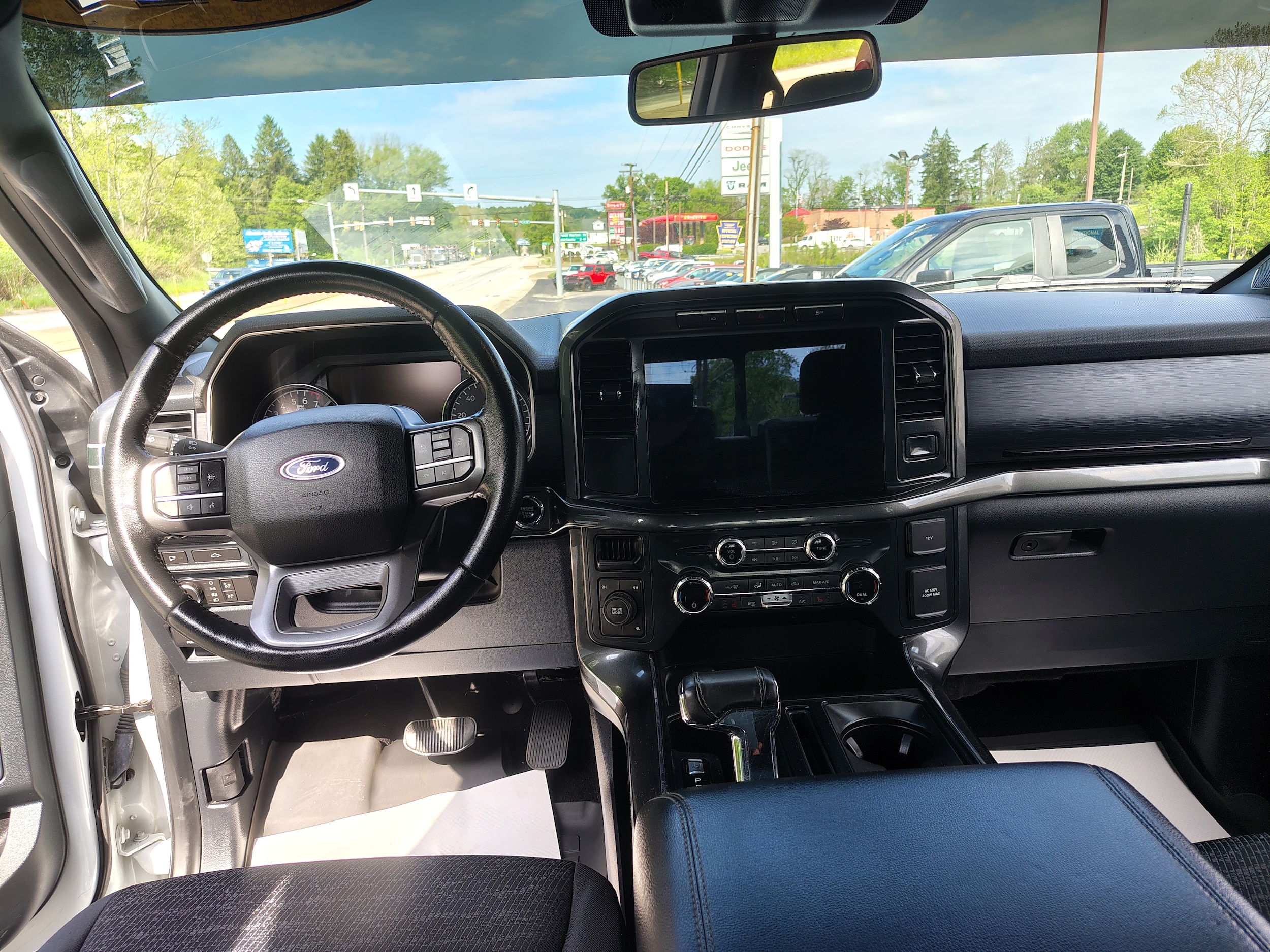 2021 Ford F-150 XLT White at Solomon CJD Carmichaels