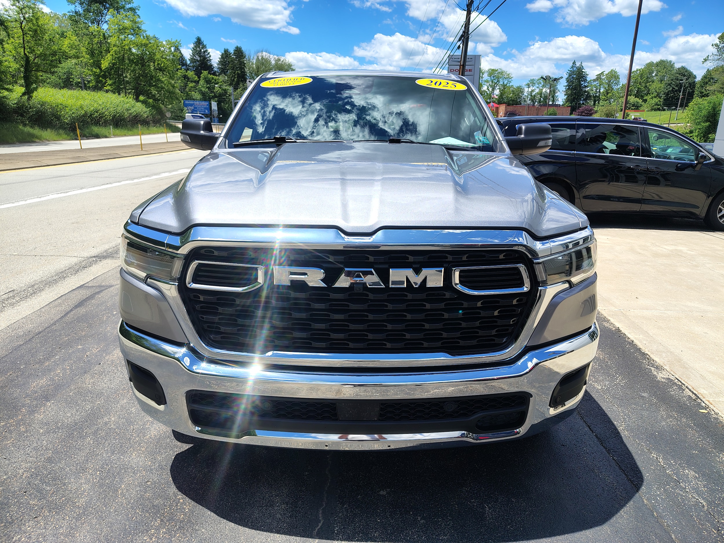 2025 Ram 1500 Big Horn Billet Silver Metallic Clearcoat at Solomon CJD Carmichaels
