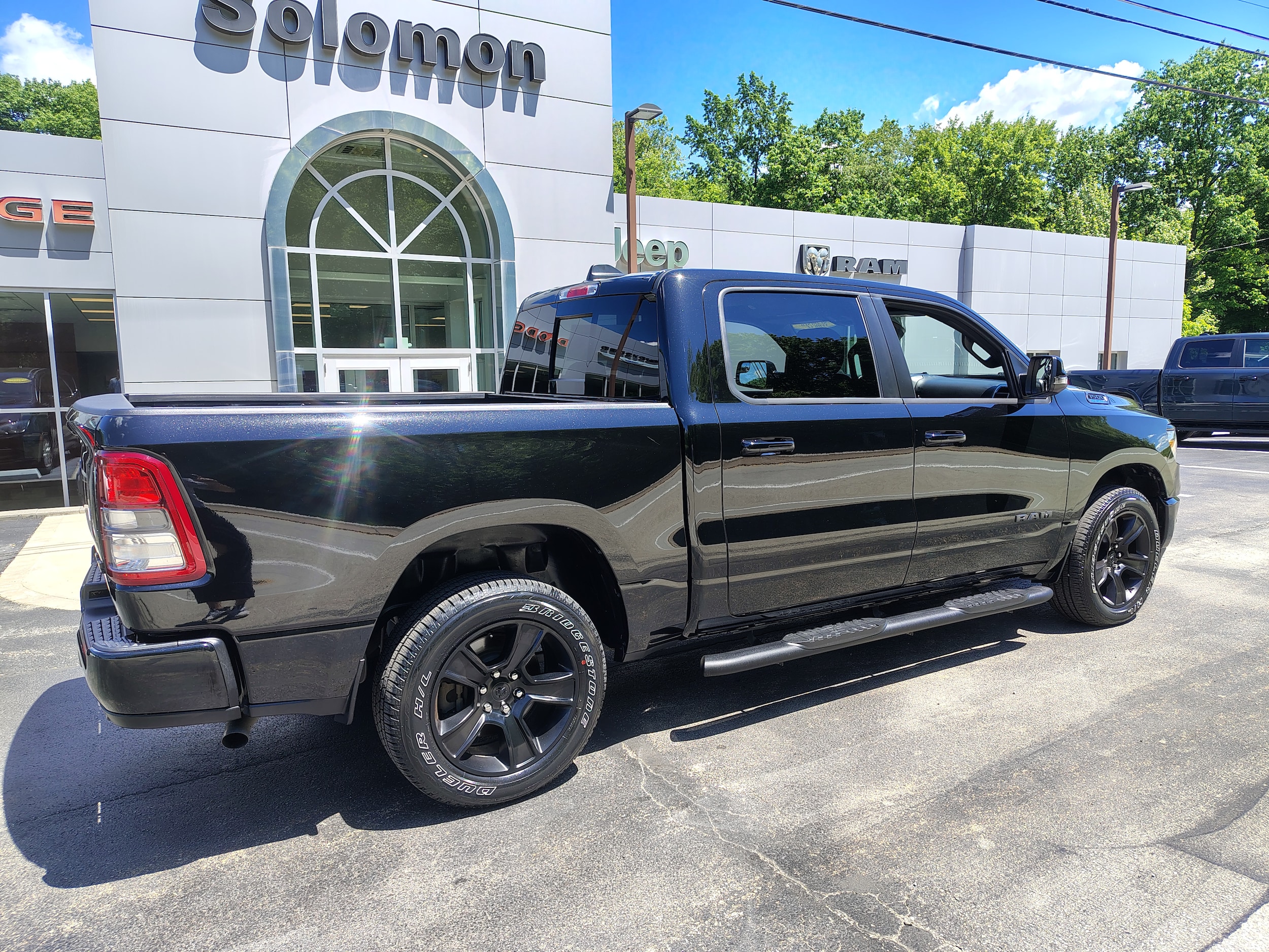 2023 Ram 1500 Big Horn Diamond Black Crystal Pearlcoat at Solomon CJD Brownsville