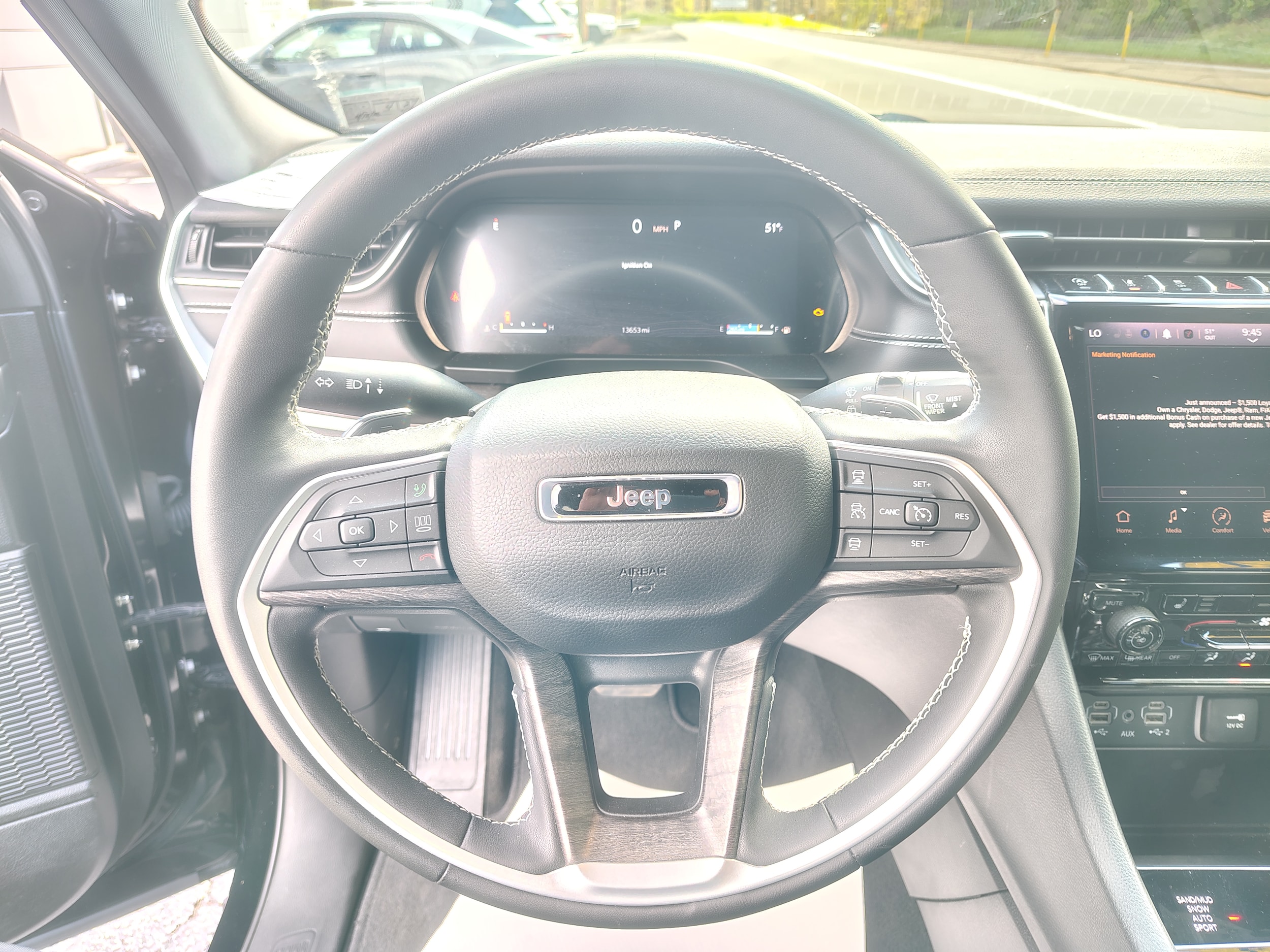 2024 Jeep Grand Cherokee Limited Diamond Black Crystal Pearlcoat at Solomon CJD Carmichaels