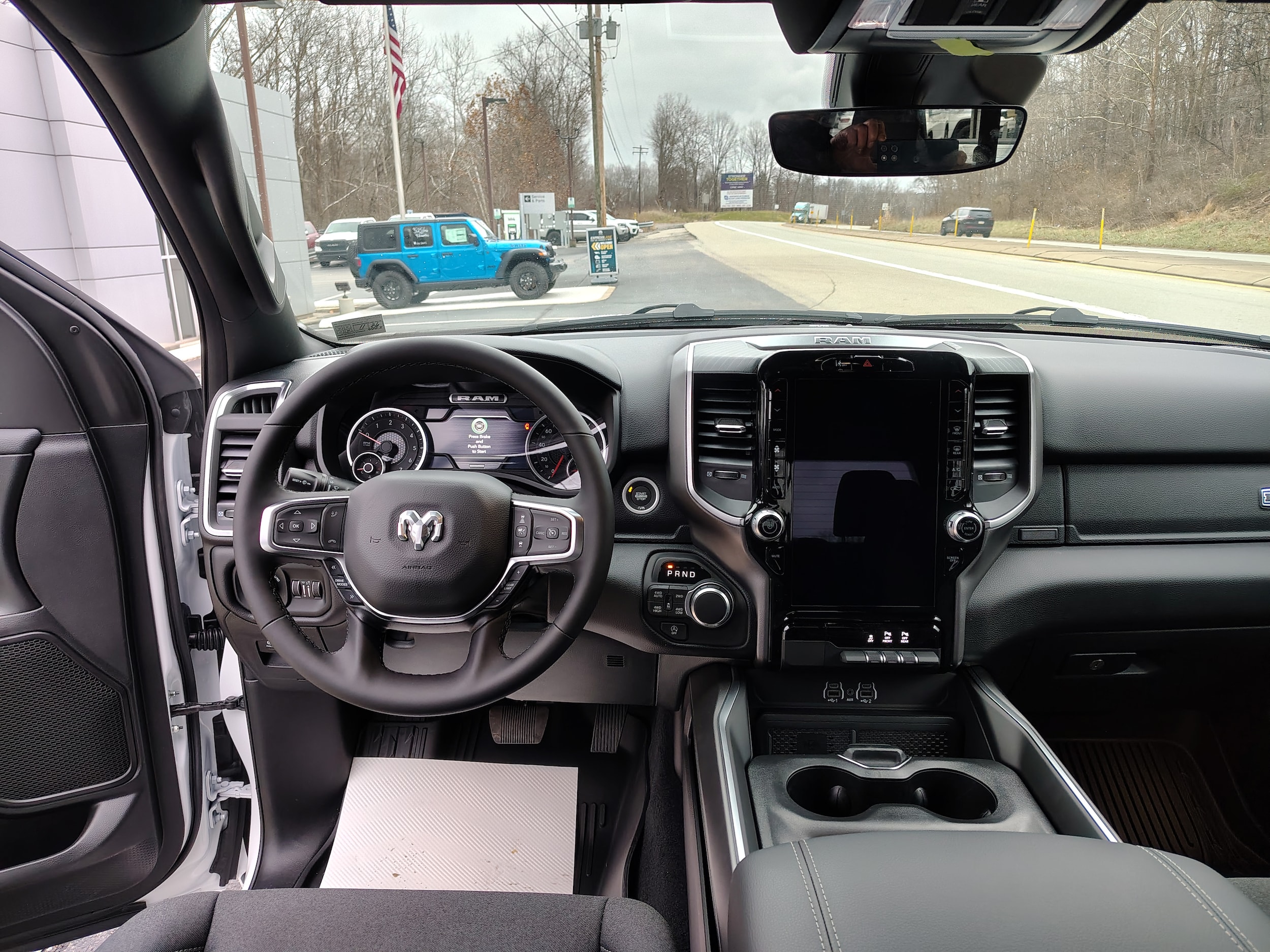 2026 Ram 1500 BIG HORN CREW CAB 4X4 5'7 BOX Bright White at Solomon CJD Carmichaels
