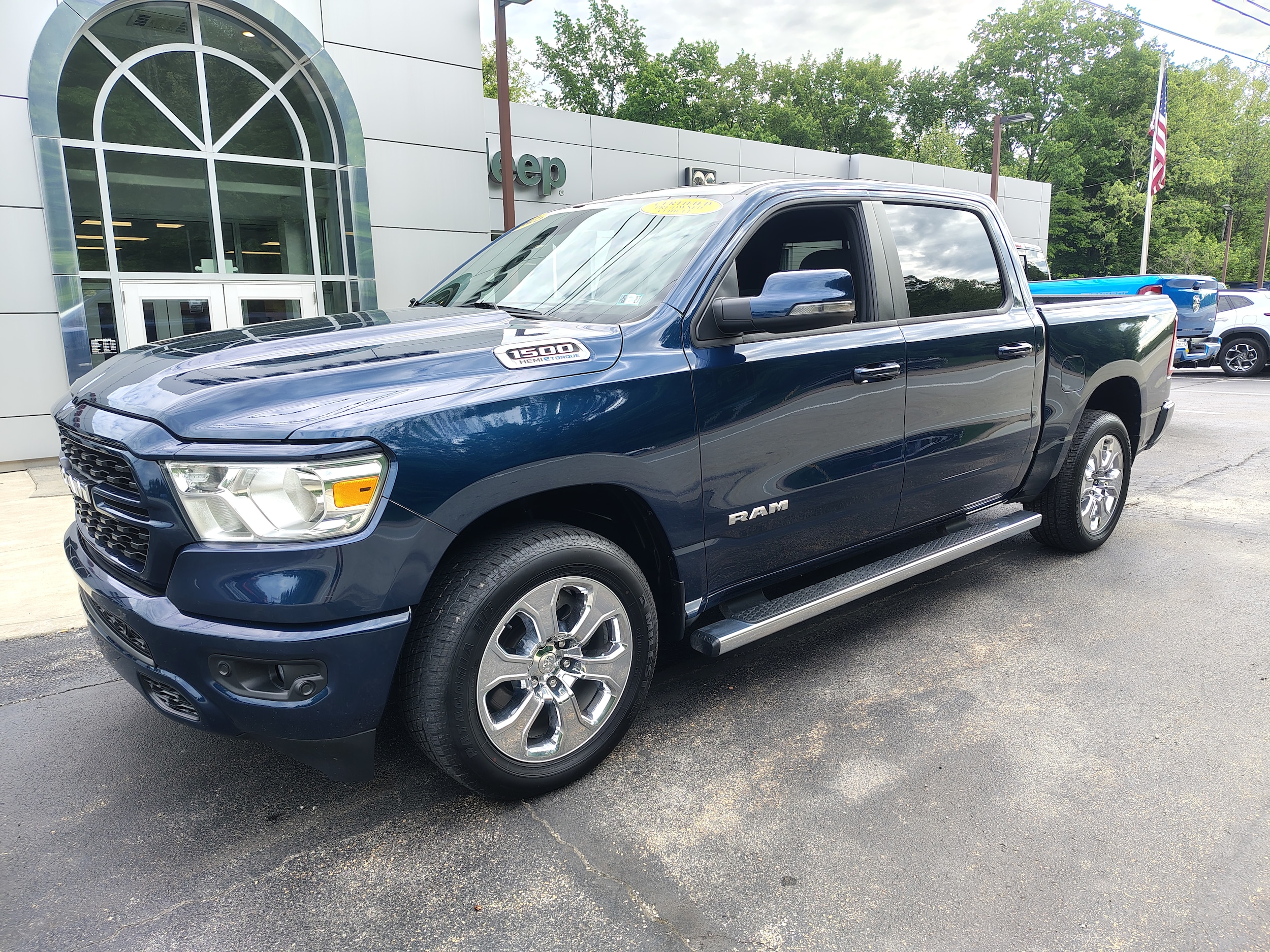 2023 Ram 1500 Big Horn Patriot Blue Pearlcoat at Solomon CJD Brownsville