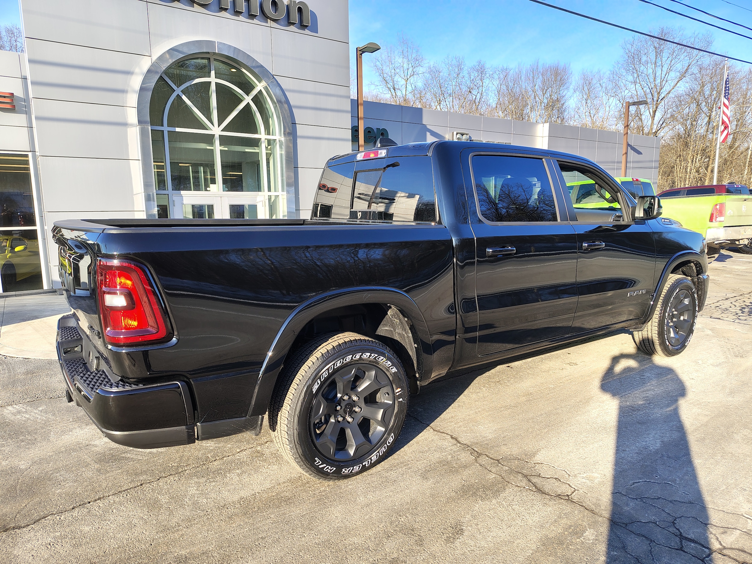 2026 Ram 1500 BIG HORN CREW CAB 4X4 5'7 BOX Diamond Black Crystal Pearlcoat at Solomon CJD Carmichaels