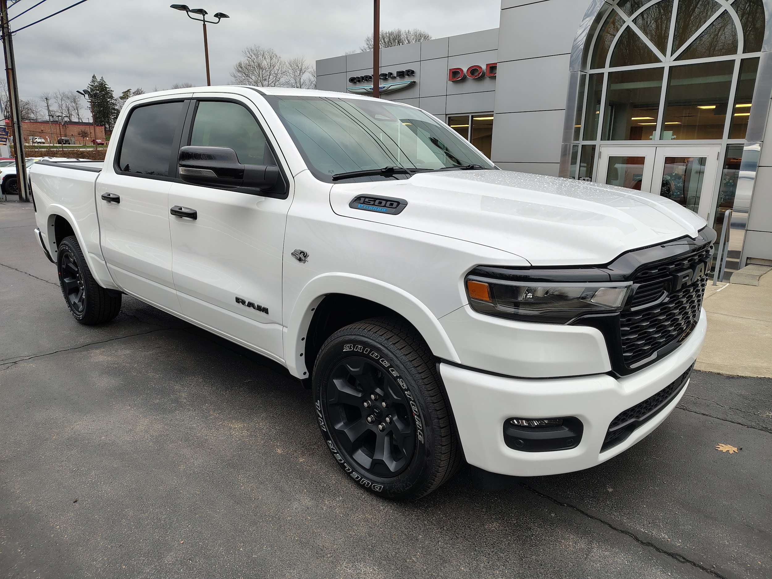 2026 Ram 1500 BIG HORN CREW CAB 4X4 5'7 BOX Bright White at Solomon CJD Carmichaels