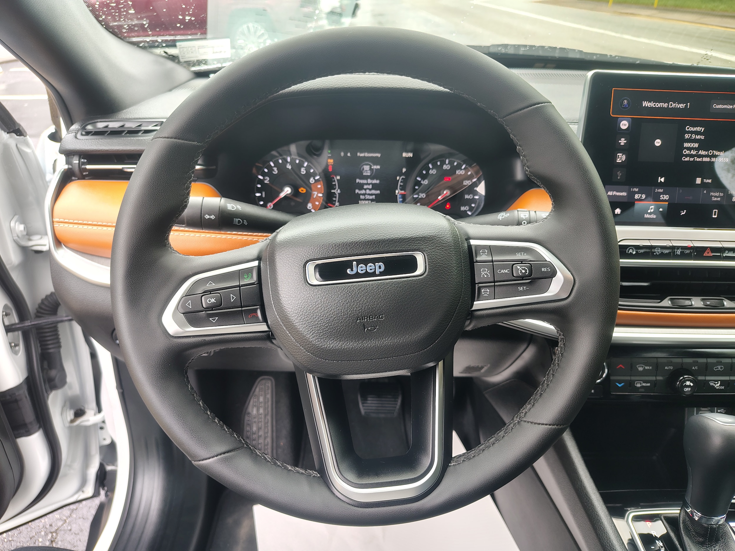 2025 Jeep Compass Limited Bright White Clearcoat at Solomon CJD Brownsville