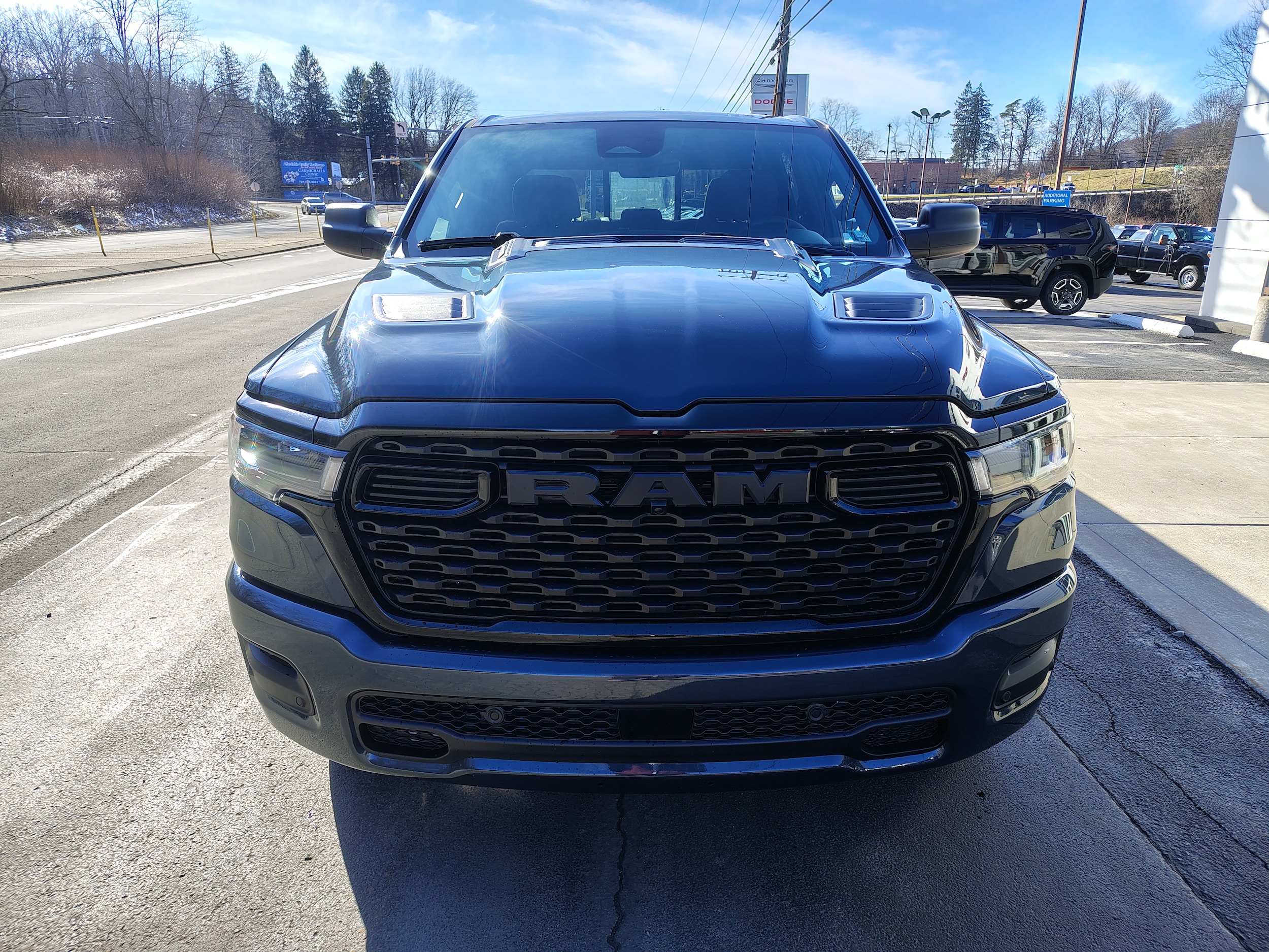 2026 Ram 1500 EXPRESS CREW CAB 4X4 5'7 BOX Forged Blue at Solomon CJD Carmichaels