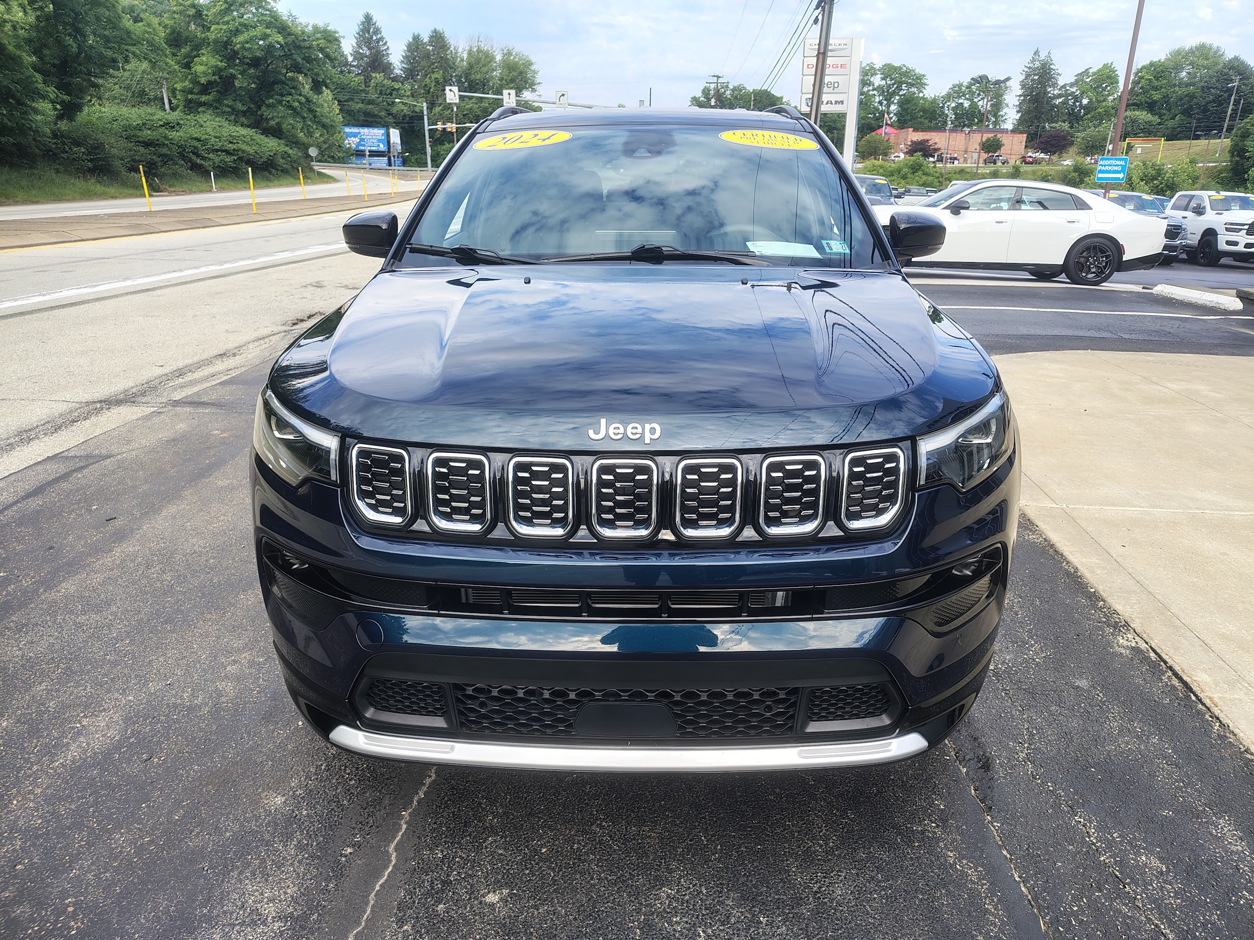 2024 Jeep Compass Limited Fathom Blue Pearlcoat at Solomon CJD Carmichaels