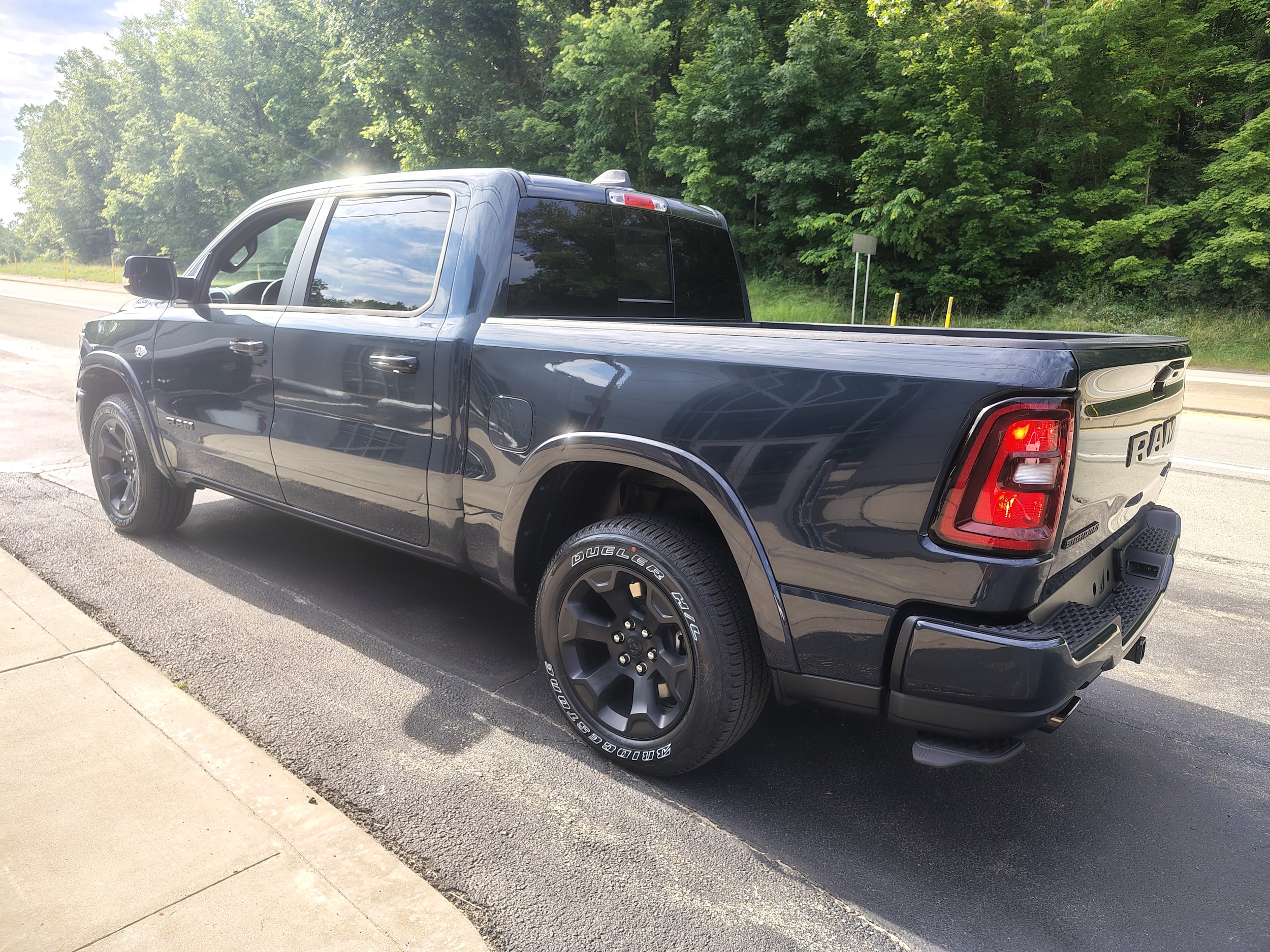 2026 Ram 1500 BIG HORN CREW CAB 4X4 5'7 BOX Forged Blue at Solomon CJD Carmichaels