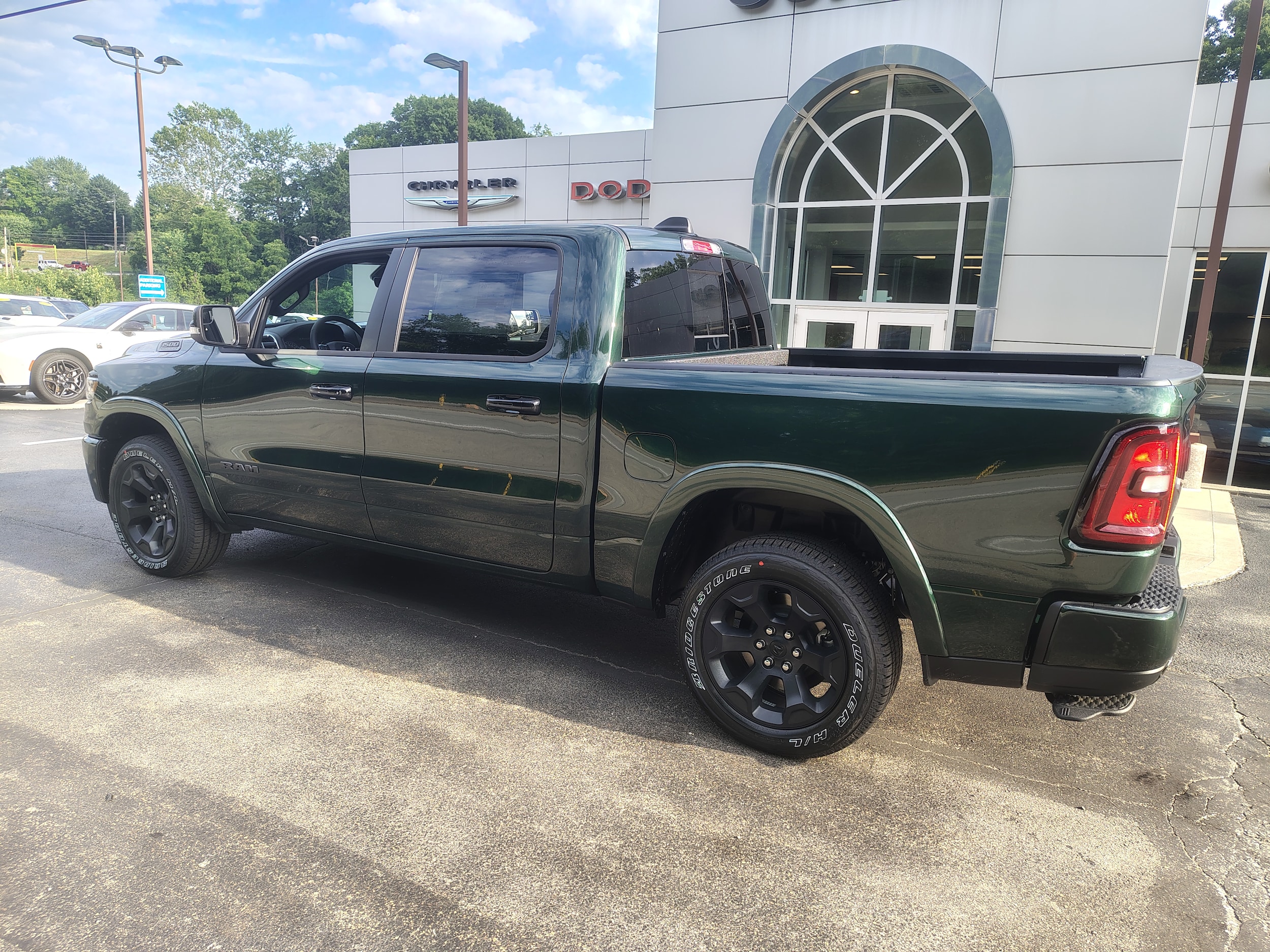 2026 Ram 1500 BIG HORN CREW CAB 4X4 5'7 BOX Serrano Green at Solomon CJD Carmichaels