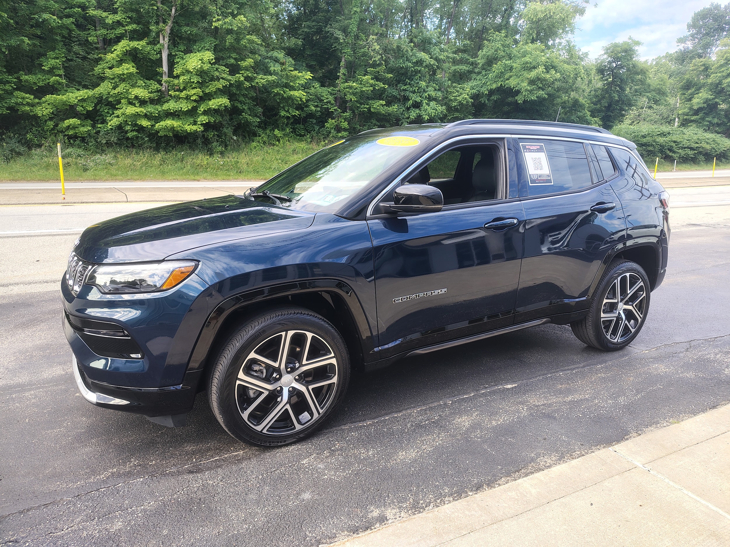 2024 Jeep Compass Limited Fathom Blue Pearlcoat at Solomon CJD Carmichaels
