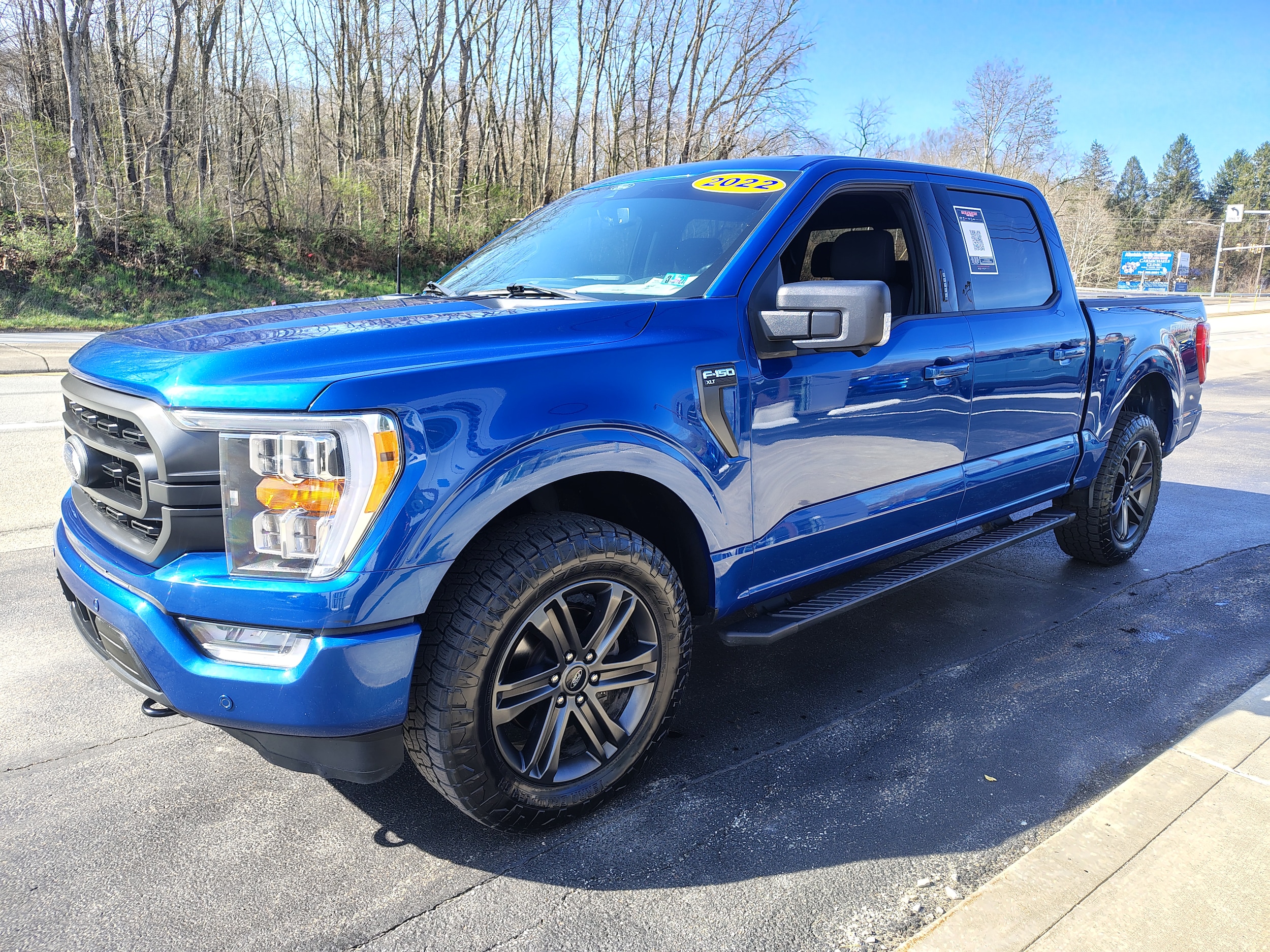 2022 Ford F-150 XLT Blue at Solomon CJD Carmichaels