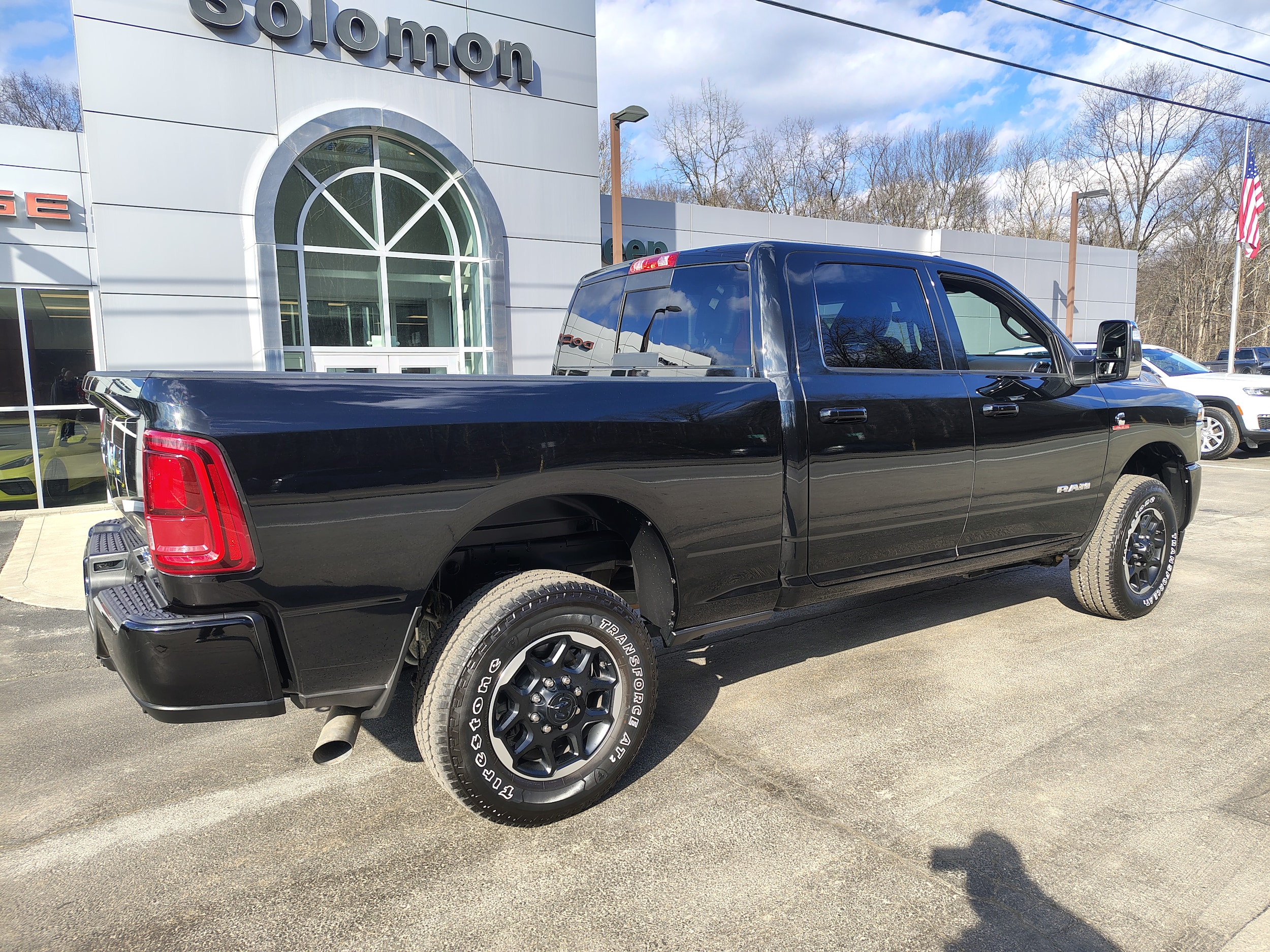 2026 Ram 2500 Laramie Diamond Black Crystal Pearlcoat at Solomon CJD Carmichaels