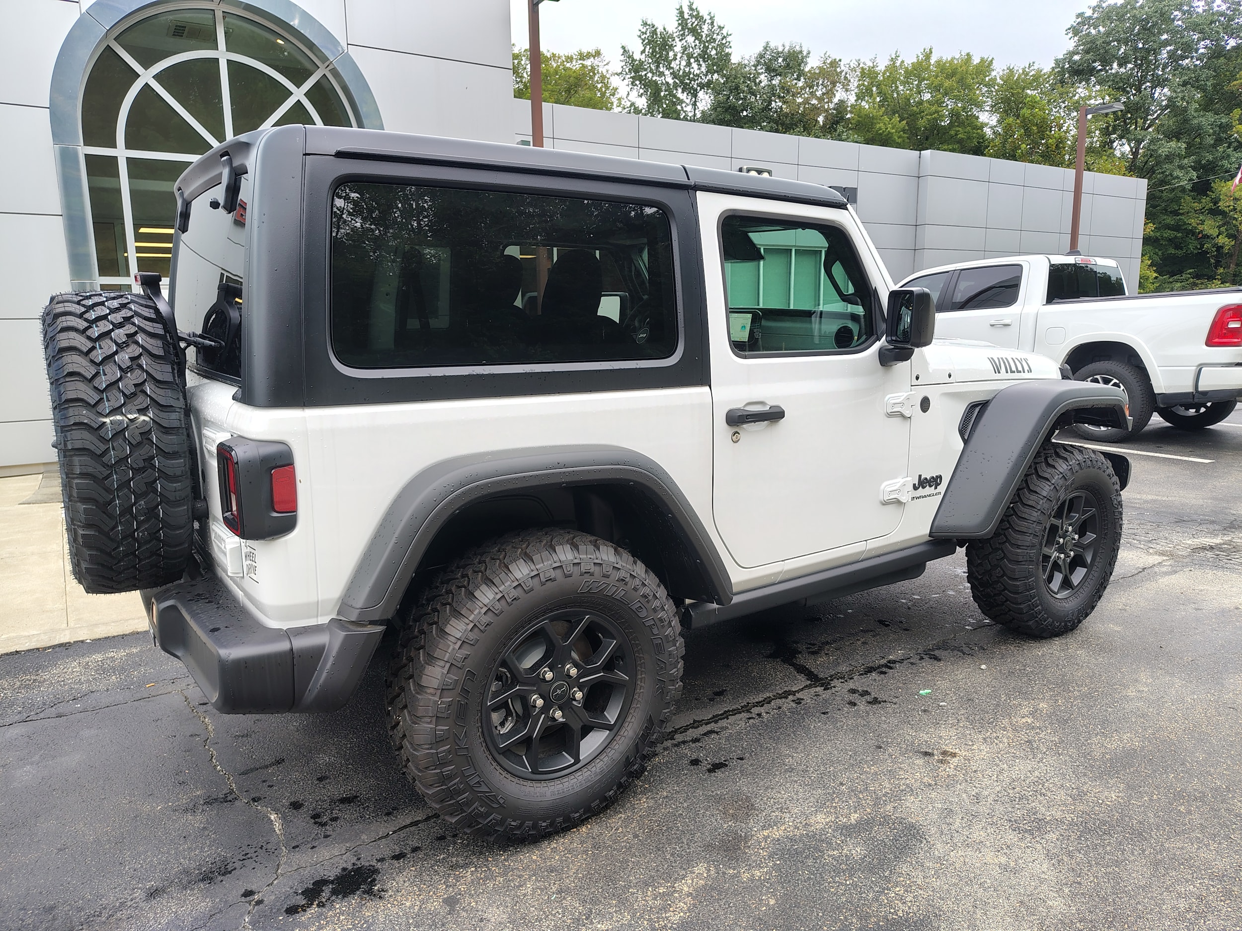 2026 Jeep Wrangler 2-DOOR WILLYS Bright White at Three Rivers CJD