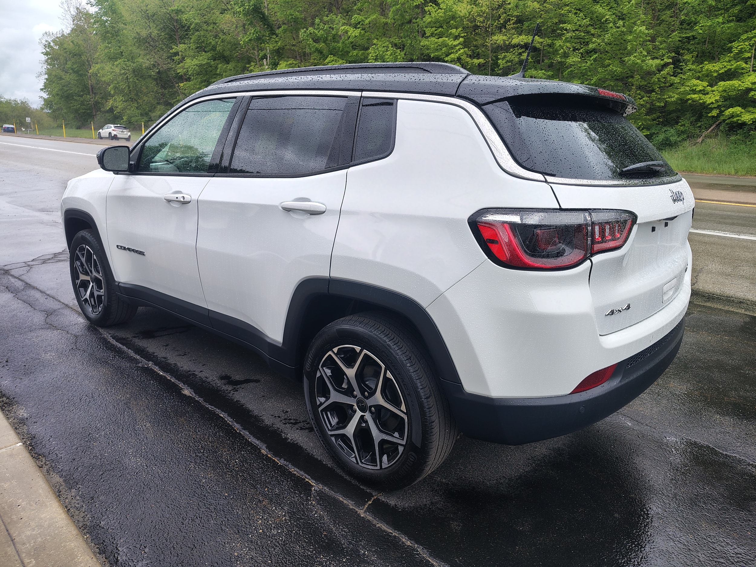 2025 Jeep Compass Limited Bright White Clearcoat at Solomon CJD Brownsville