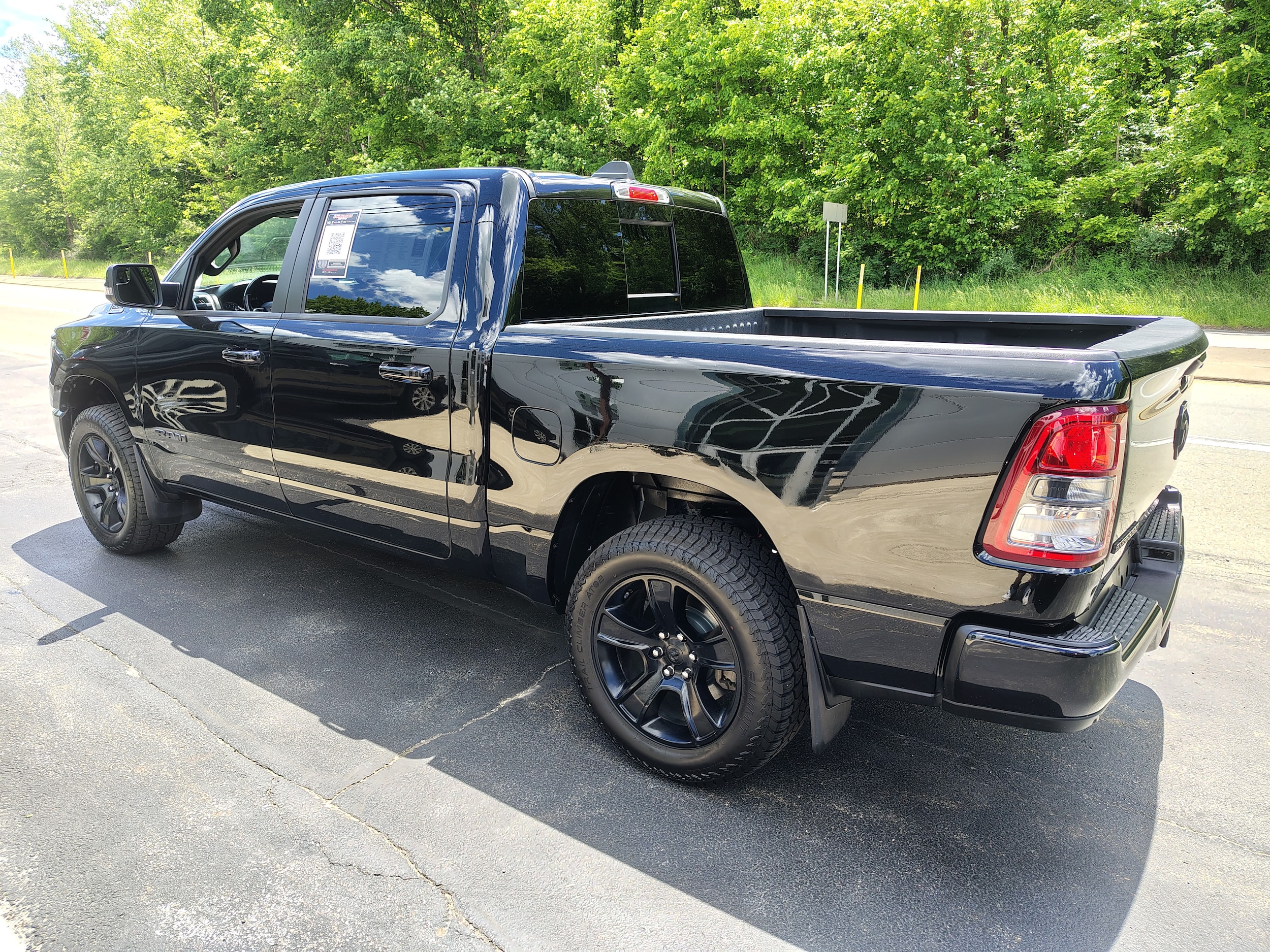 2021 Ram 1500 Big Horn Diamond Black Crystal Pearlcoat at Solomon CJD Brownsville