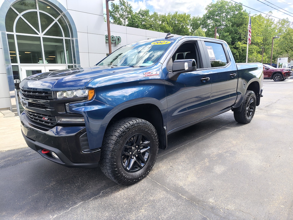 Certified 2021 Chevrolet Silverado 1500 LT Trail Boss 4WD Crew Cab 147 LT Trail Boss