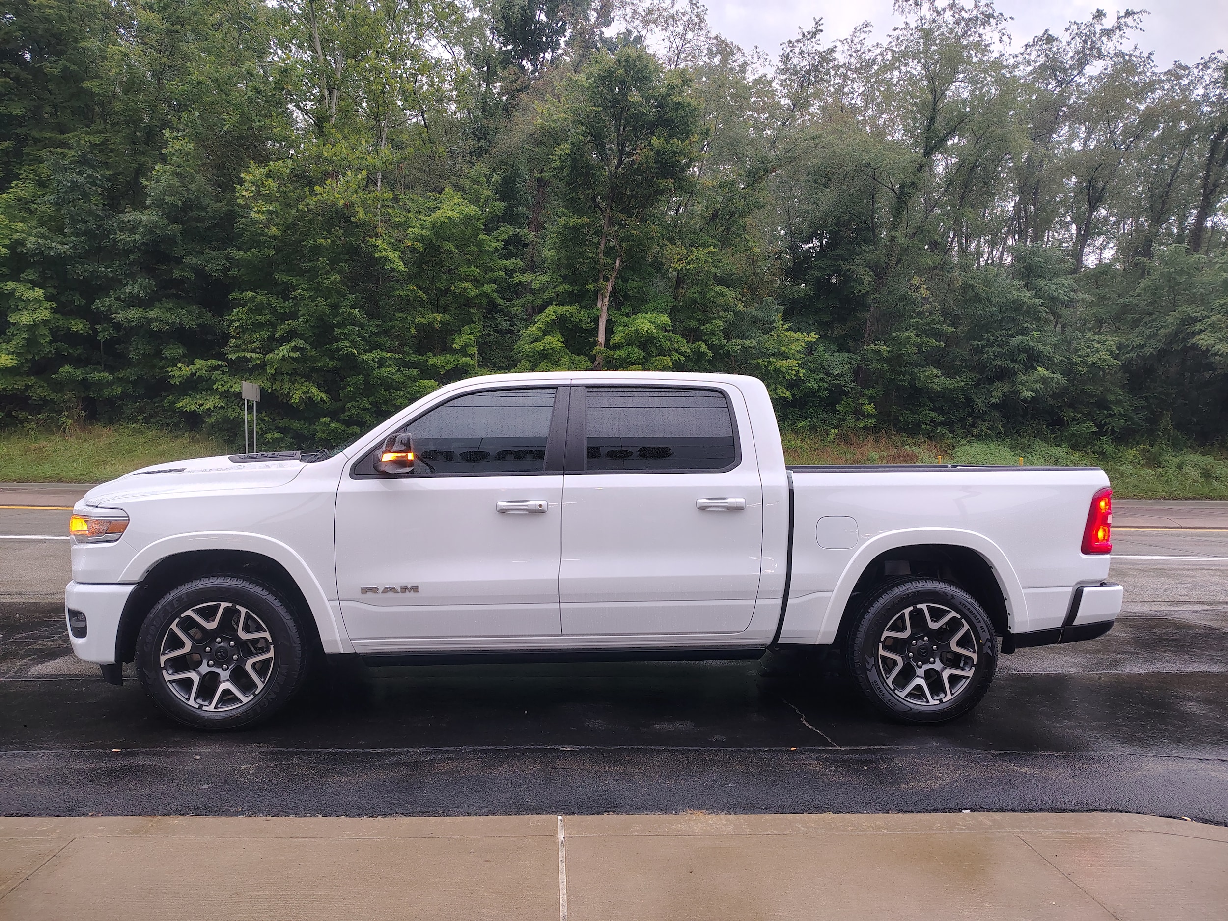 2025 Ram 1500 Laramie Bright White Clearcoat at Solomon CJD Carmichaels