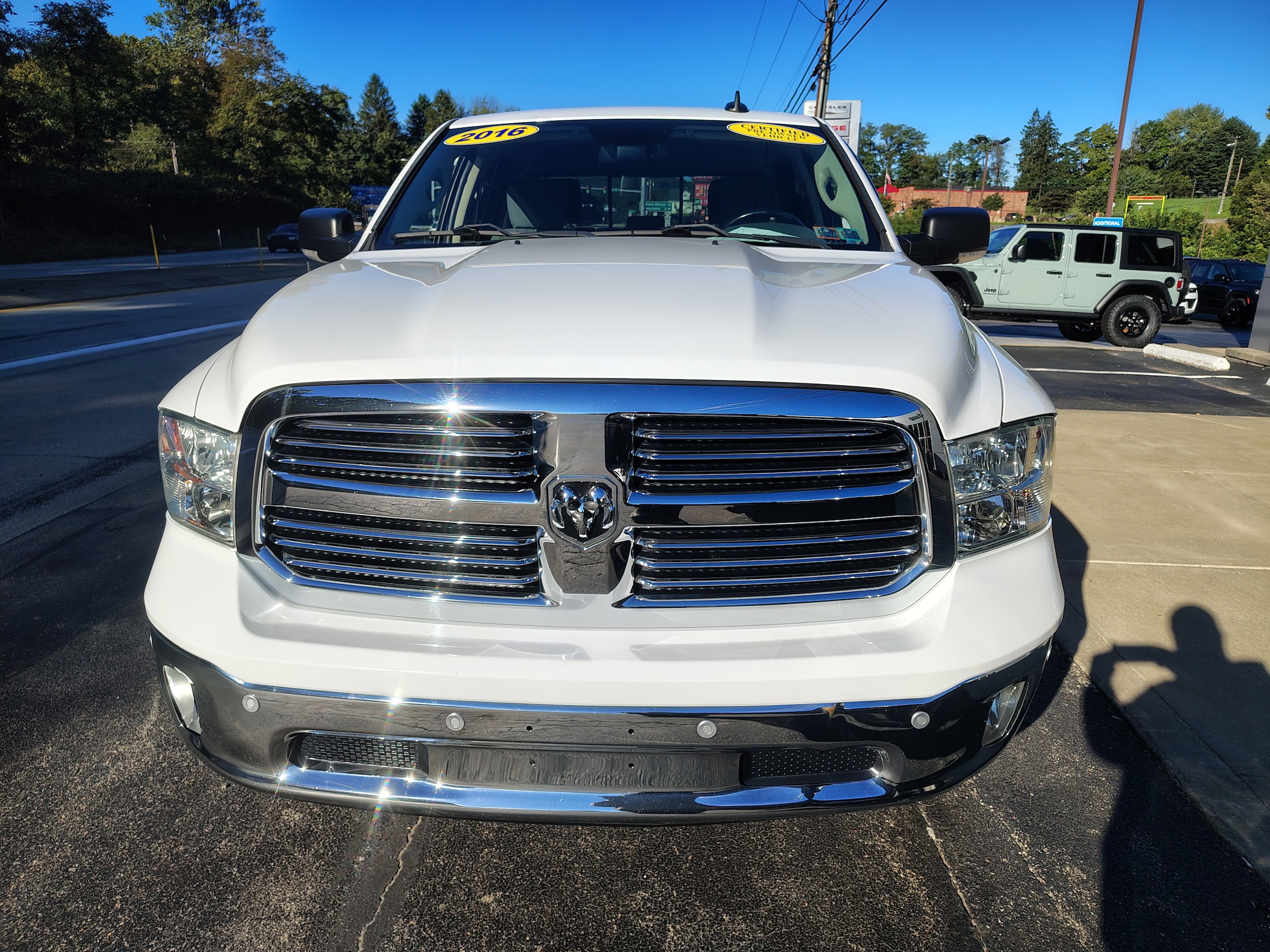 2016 Ram 1500 Big Horn Bright White Clearcoat at Solomon CJD Brownsville