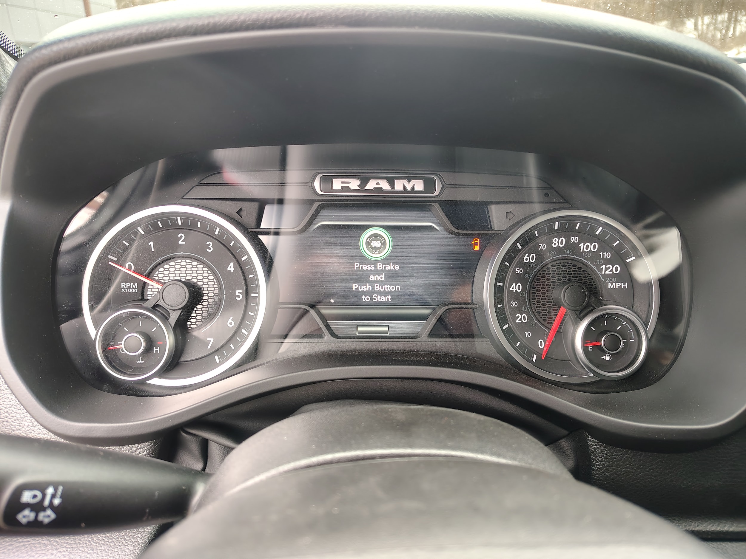 2026 Ram 1500 EXPRESS CREW CAB 4X4 5'7 BOX Granite Crystal at Solomon CJD Carmichaels