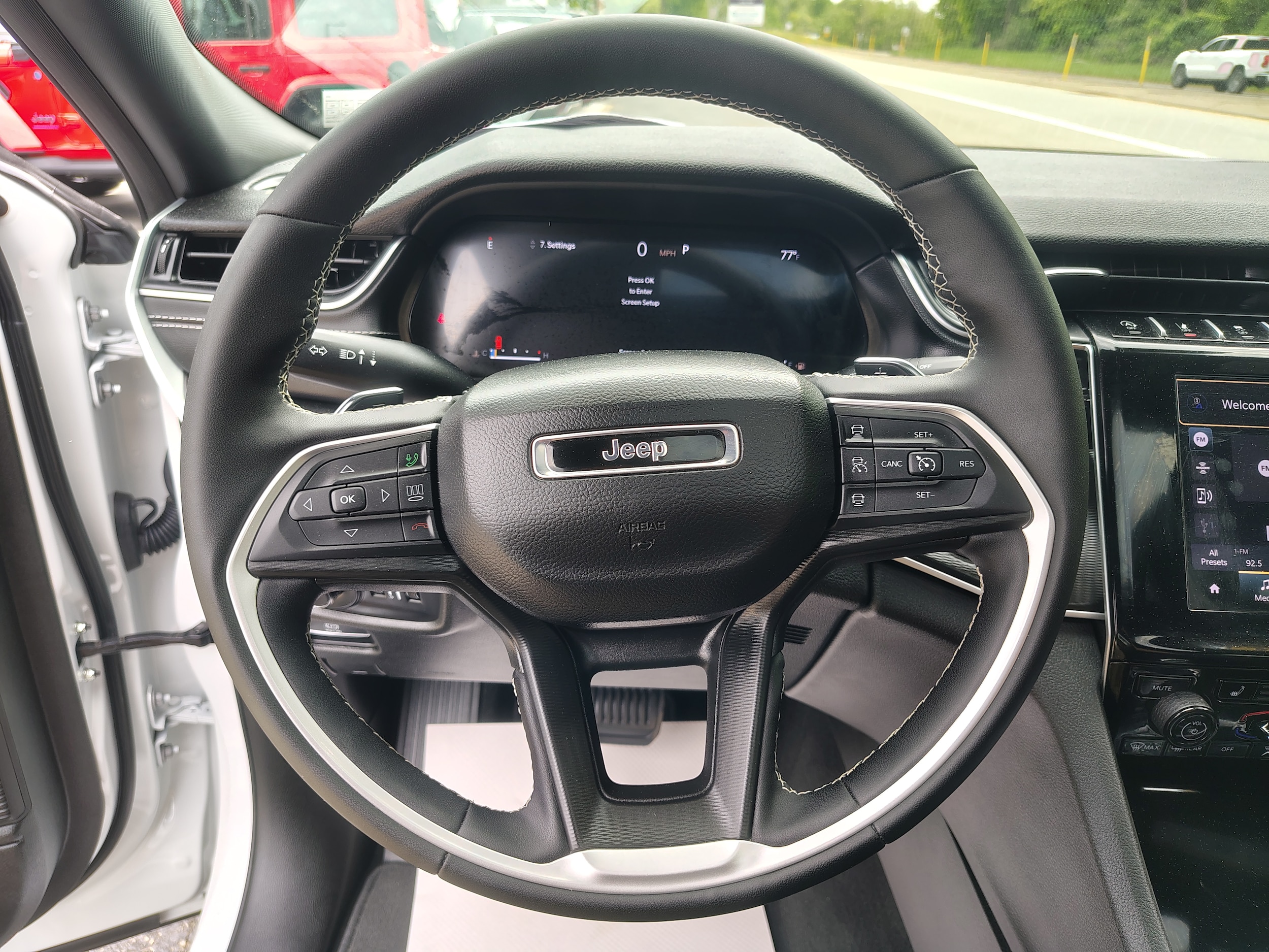 2024 Jeep Grand Cherokee Altitude X Bright White Clearcoat at Solomon CJD Carmichaels