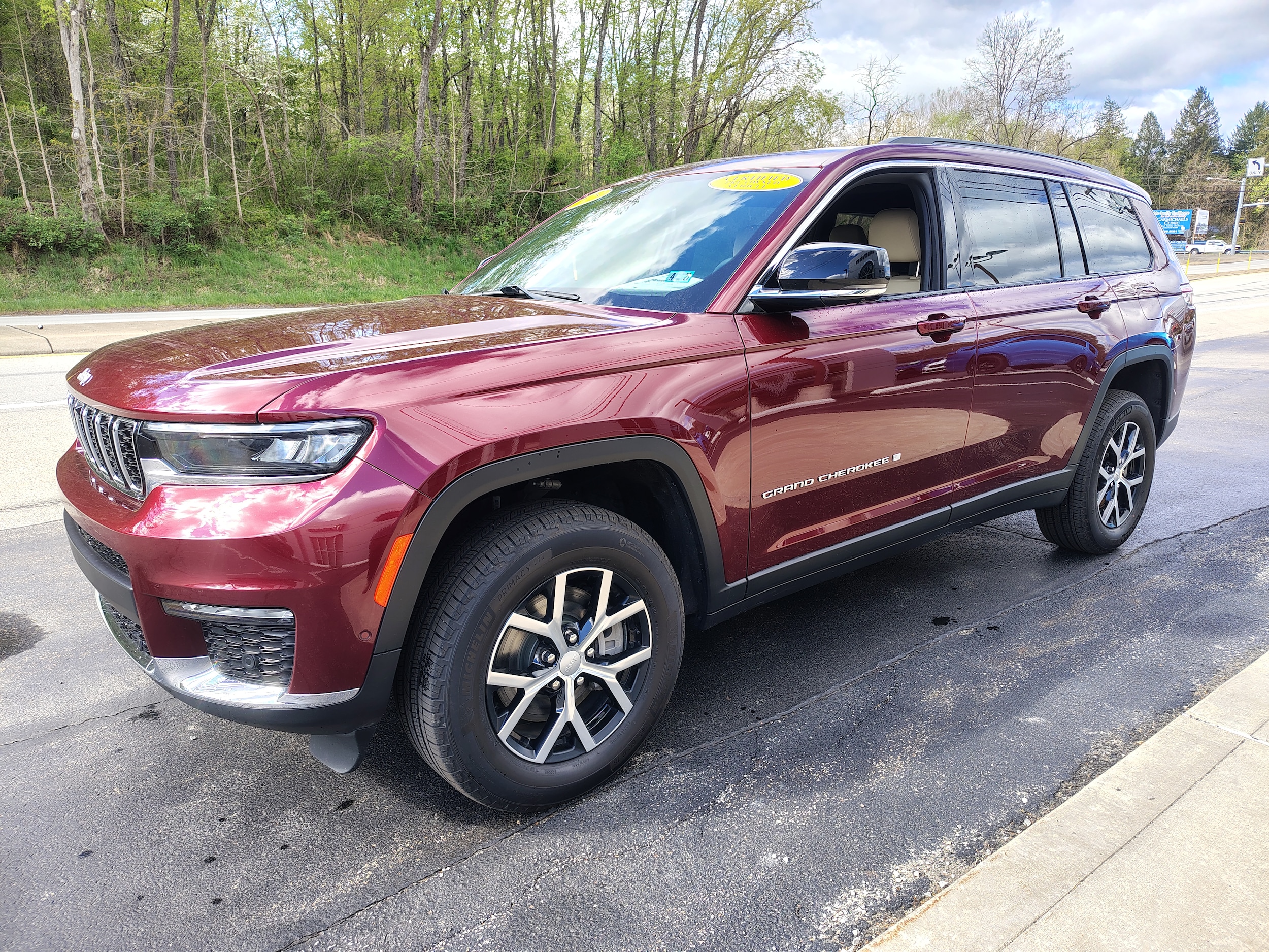 2025 Jeep Grand Cherokee L Limited Velvet Red Pearlcoat at Solomon CJD Carmichaels