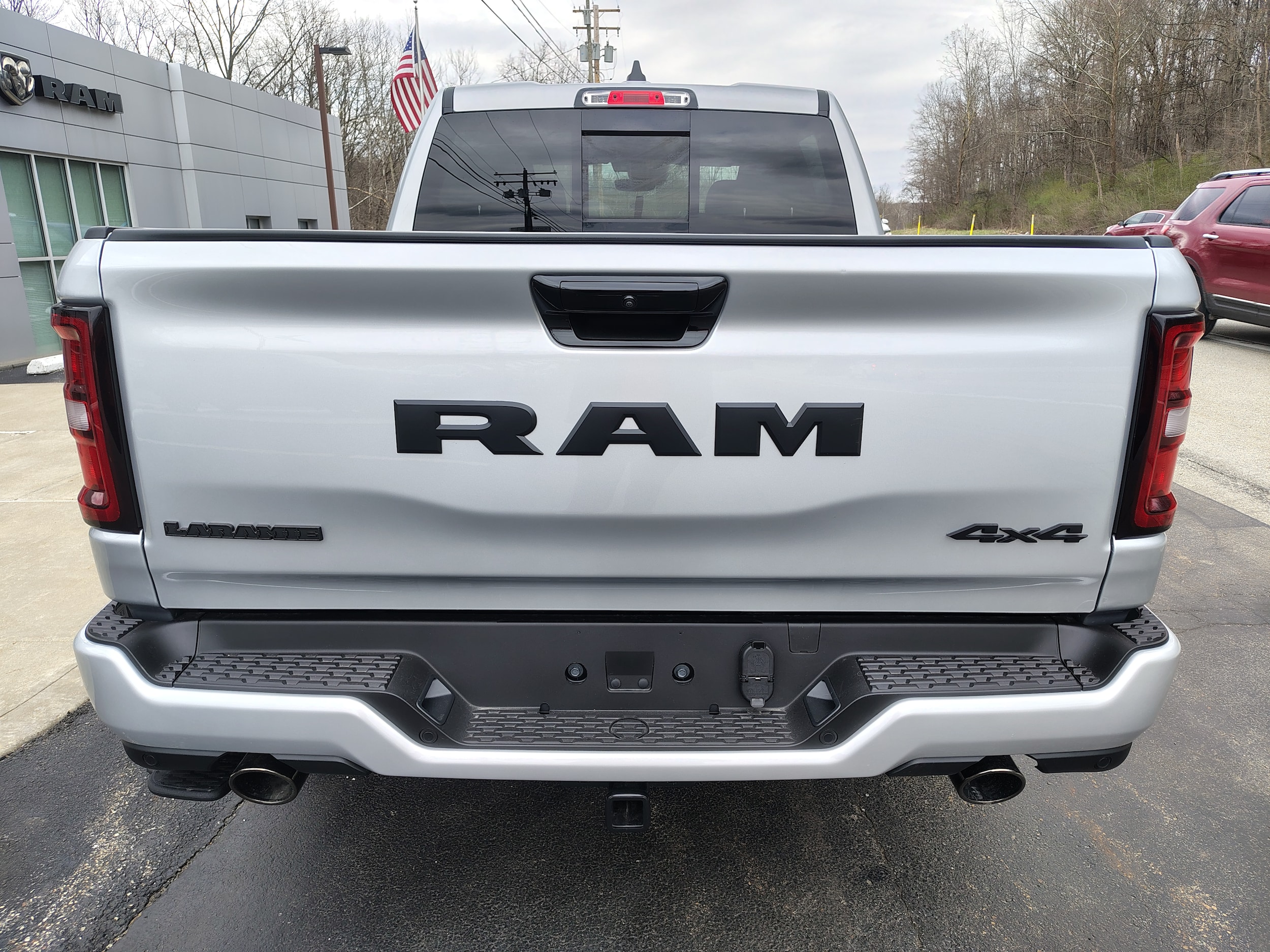 2026 Ram 1500 LARAMIE CREW CAB 4X4 5'7 BOX Silver Zynith at Solomon CJD Carmichaels