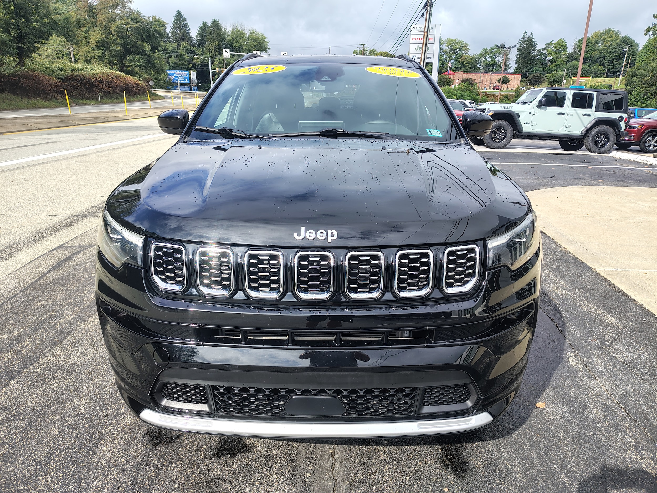 2025 Jeep Compass Limited Diamond Black Crystal Pearlcoat at Solomon CJD Carmichaels