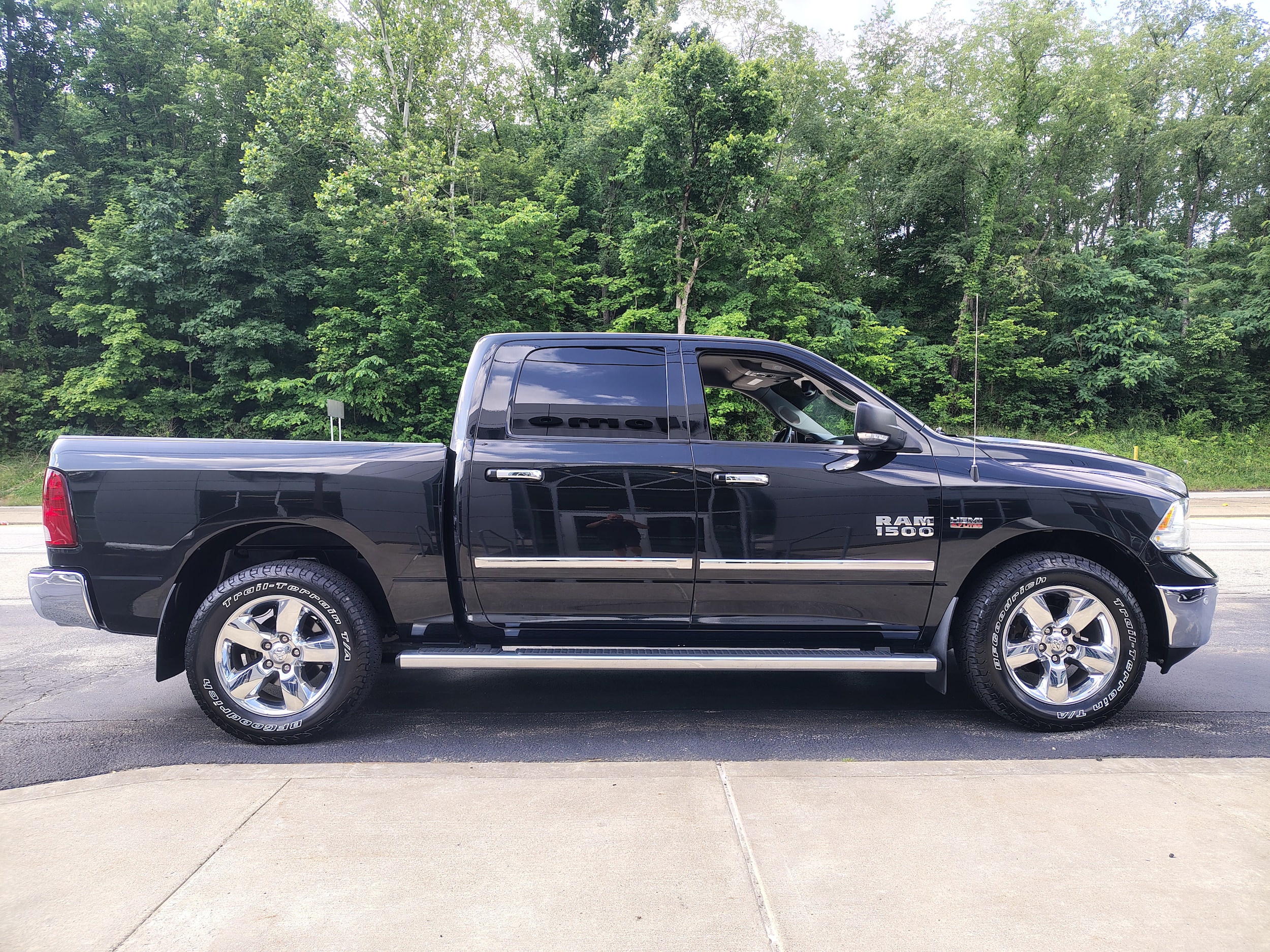 2017 Ram 1500 Big Horn Brilliant Black Crystal Pearlcoat at Solomon CJD Carmichaels