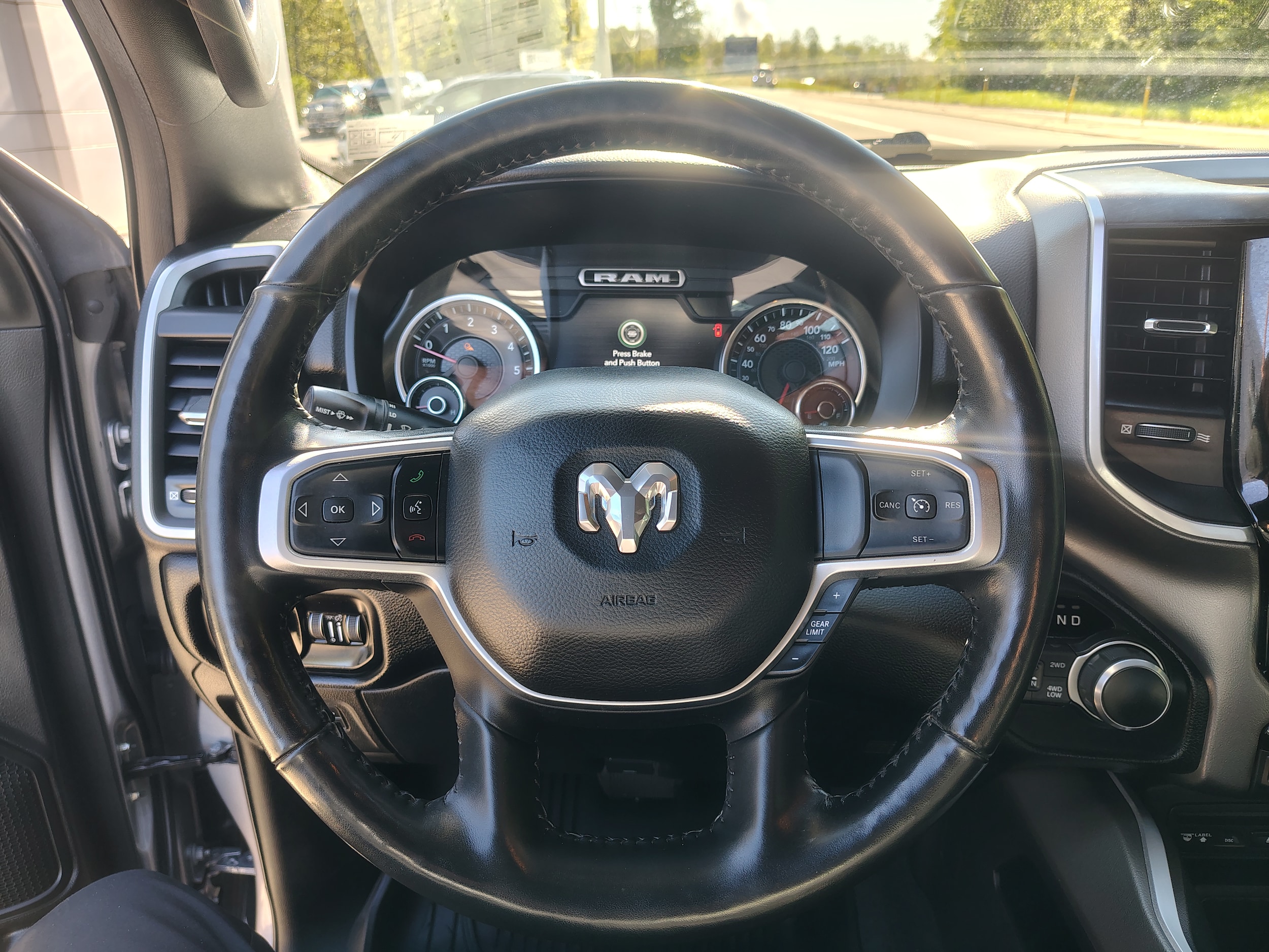 2019 Ram 1500 Big Horn/Lone Star Billet Silver Metallic Clearcoat at Solomon CJD Brownsville