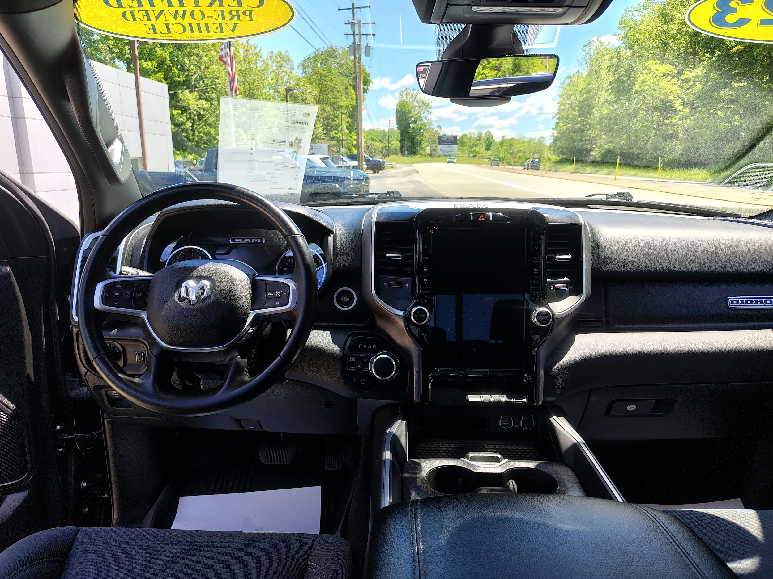 2023 Ram 1500 Big Horn Diamond Black Crystal Pearlcoat at Solomon CJD Brownsville