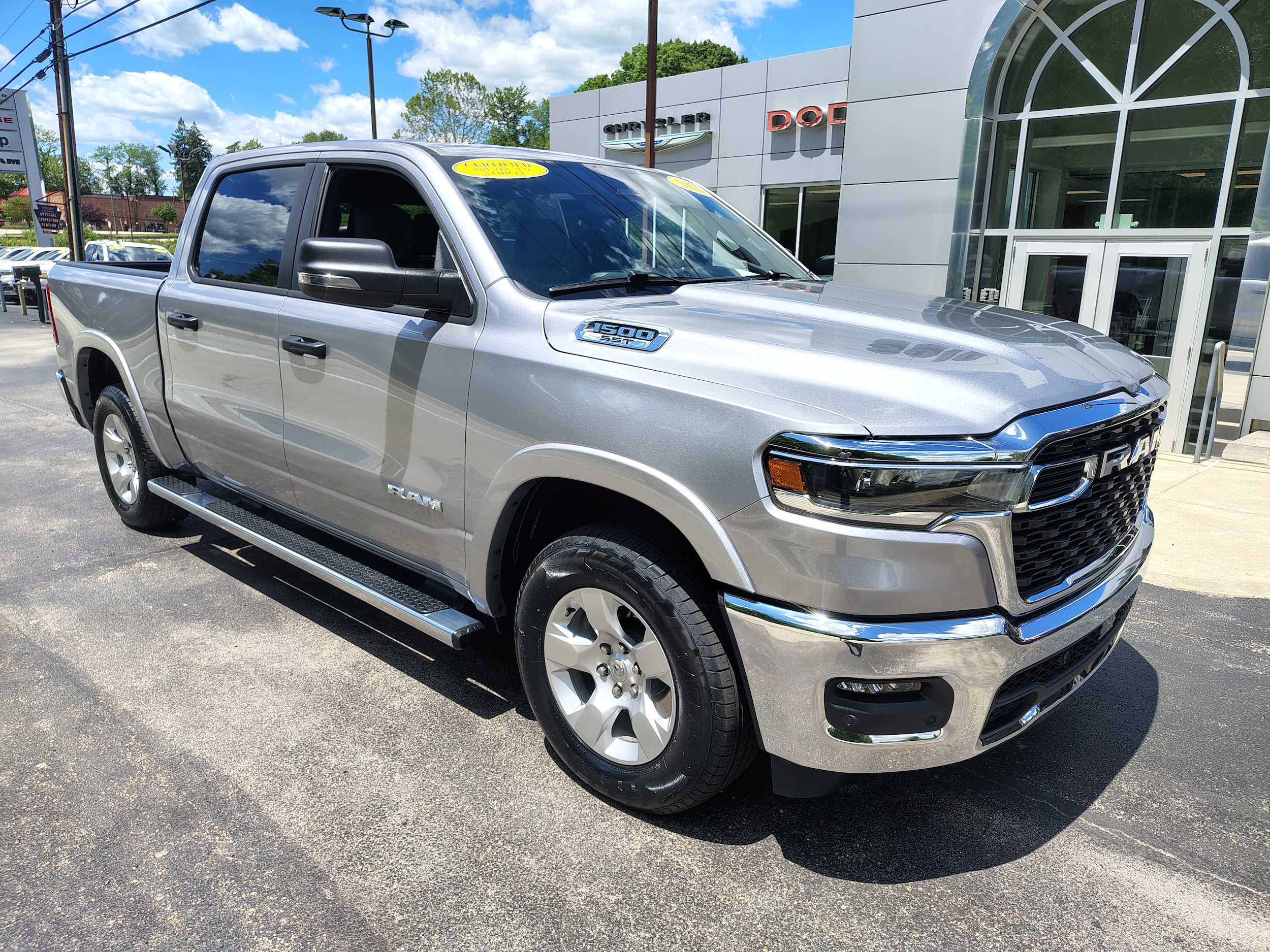 2025 Ram 1500 Big Horn Billet Silver Metallic Clearcoat at Solomon CJD Carmichaels