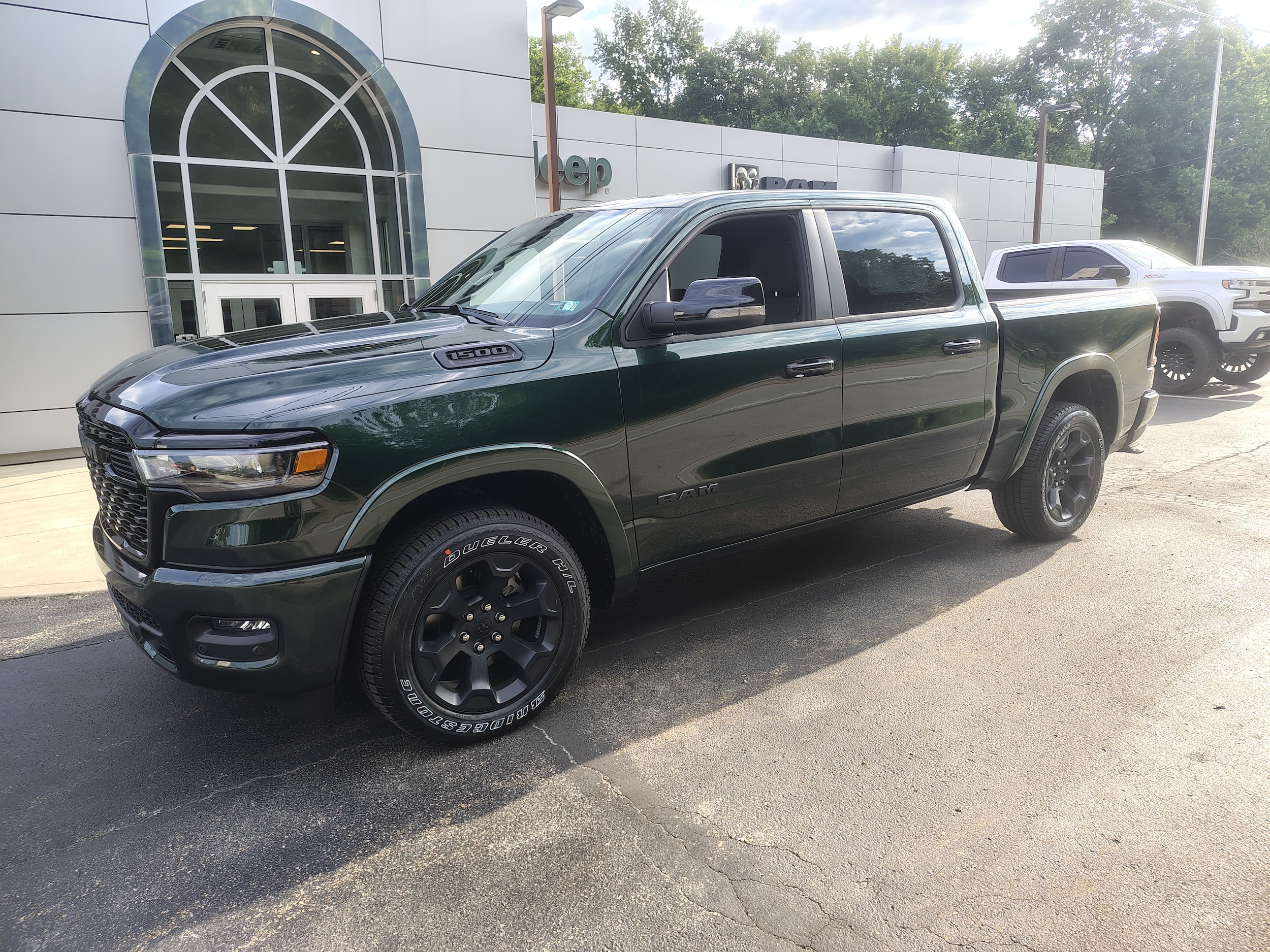 2026 Ram 1500 BIG HORN CREW CAB 4X4 5'7 BOX Serrano Green at Solomon CJD Carmichaels
