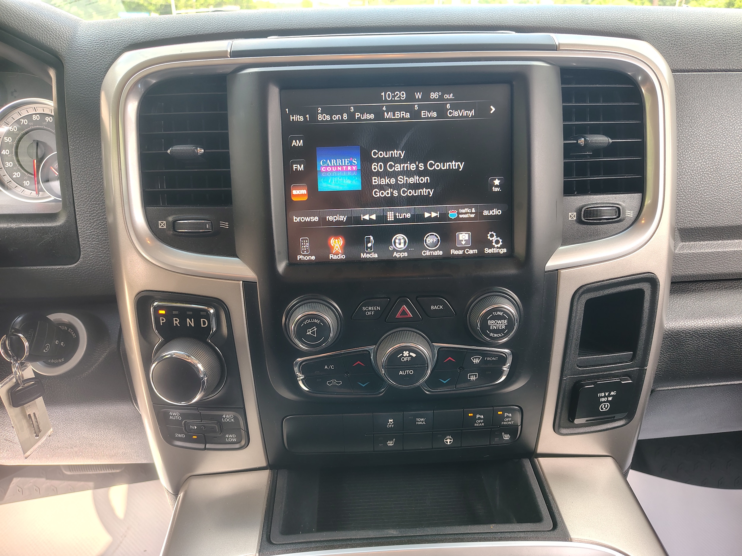 2017 Ram 1500 Big Horn Brilliant Black Crystal Pearlcoat at Solomon CJD Carmichaels