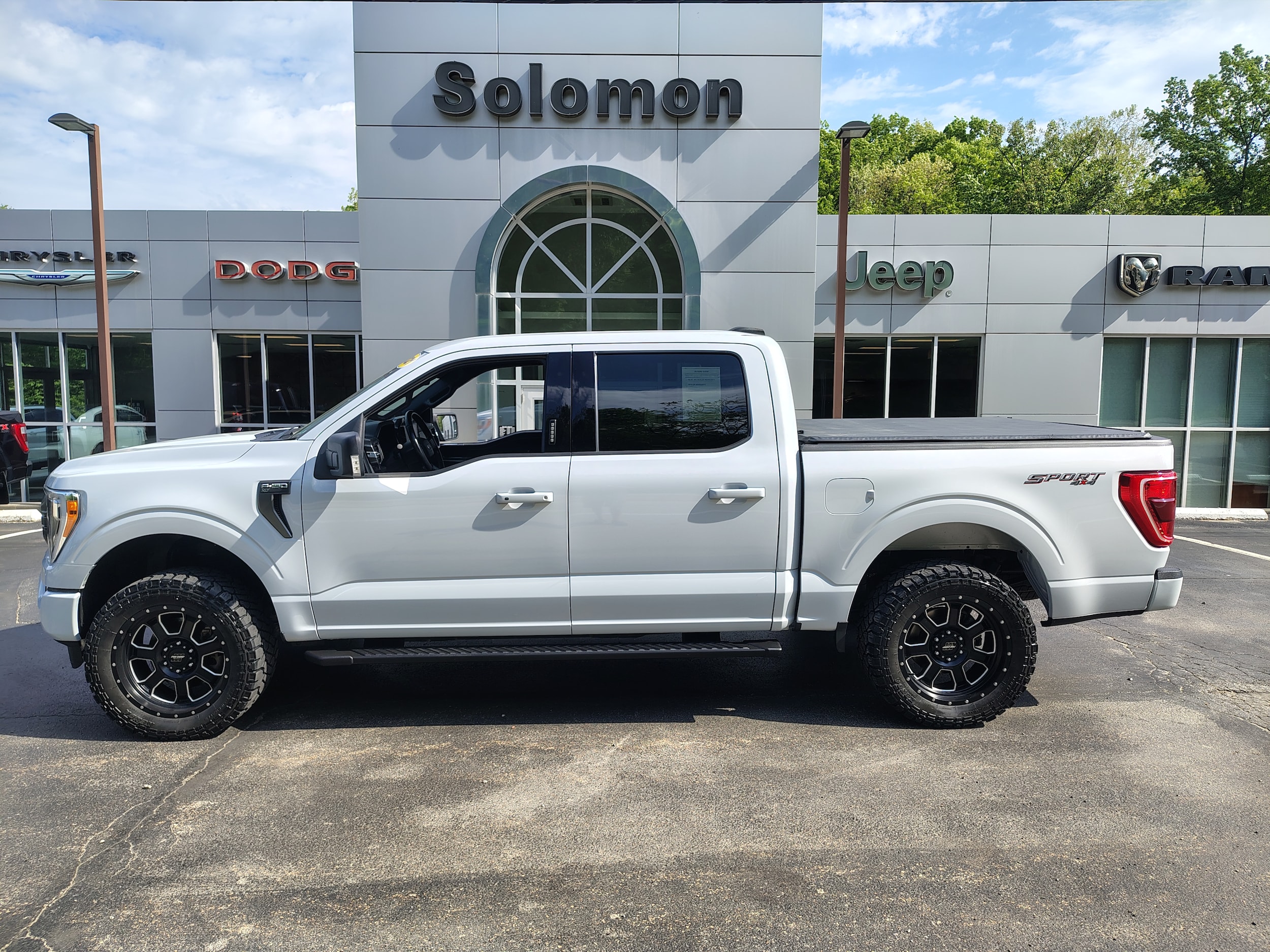 2021 Ford F-150 XLT White at Solomon CJD Carmichaels