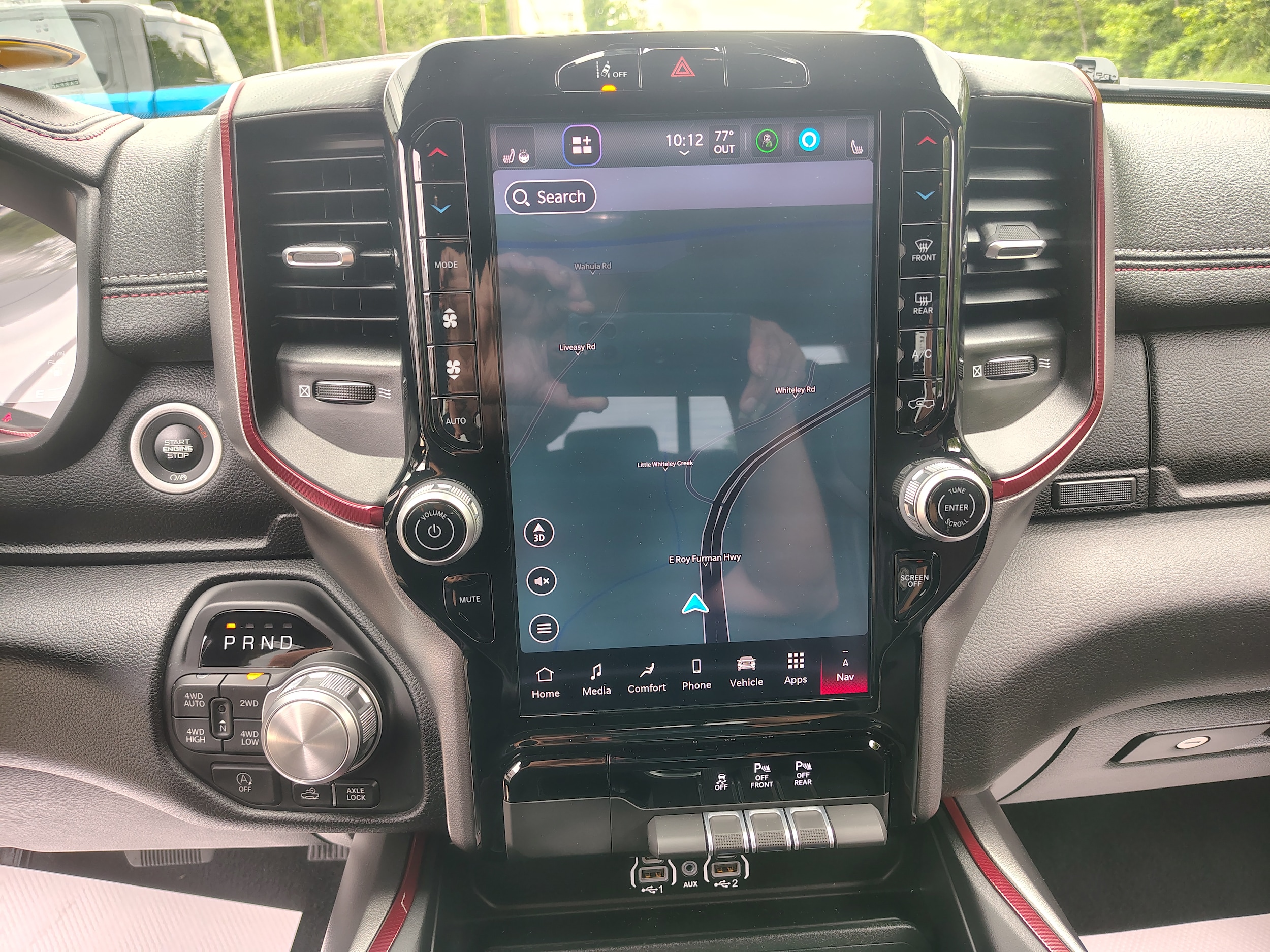 2026 Ram 1500 Rebel Bright White Clearcoat at Solomon CJD Brownsville