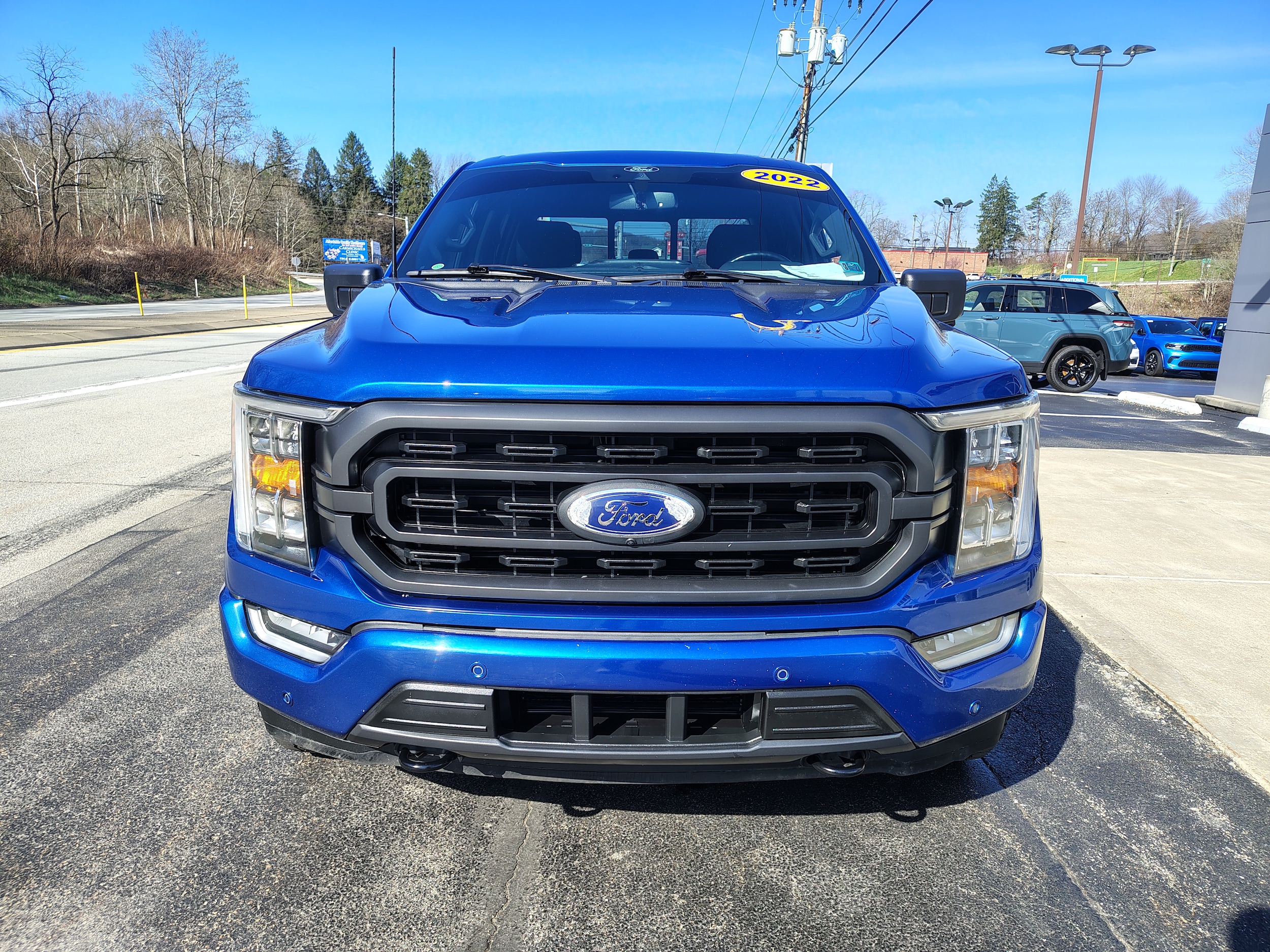 2022 Ford F-150 XLT Blue at Solomon CJD Carmichaels