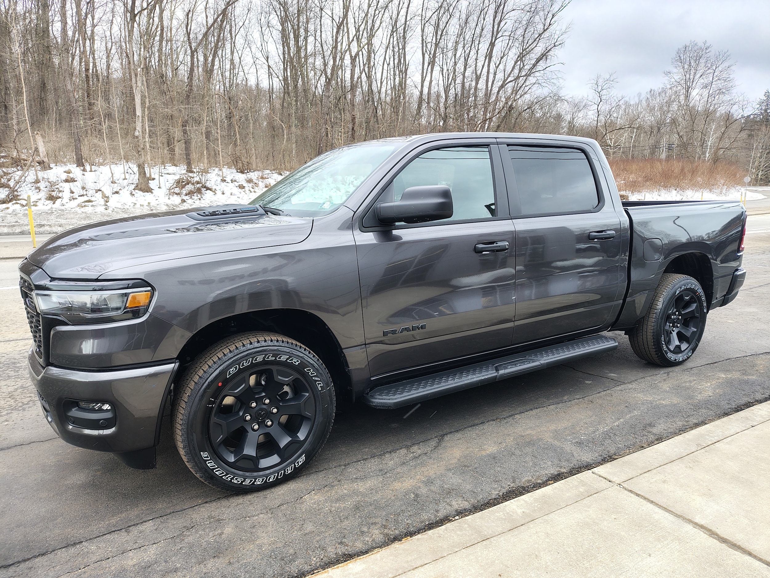 2026 Ram 1500 EXPRESS CREW CAB 4X4 5'7 BOX Granite Crystal at Solomon CJD Carmichaels