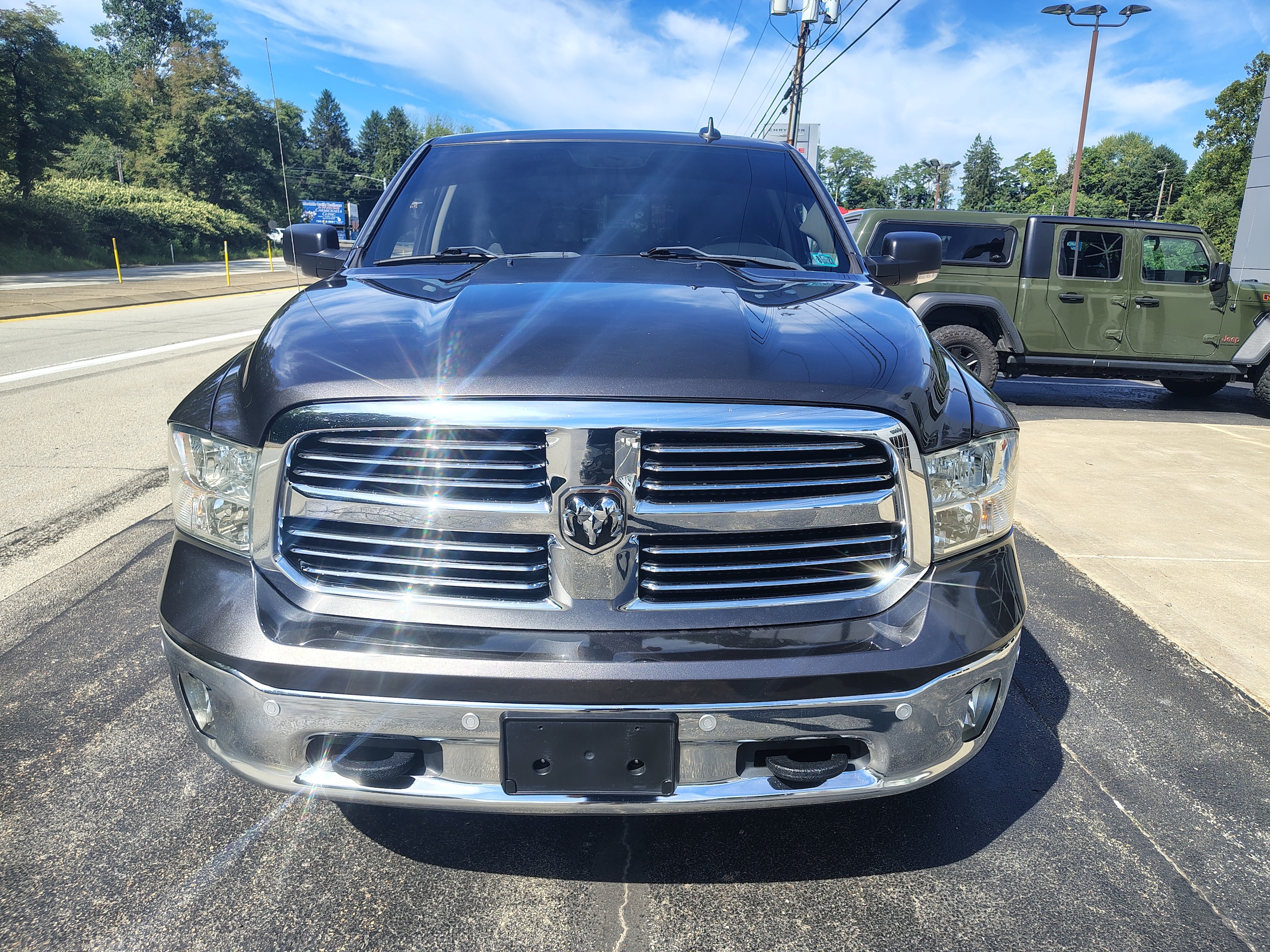 2018 Ram 1500 Big Horn Granite Crystal Metallic Clearcoat at Solomon CJD Carmichaels