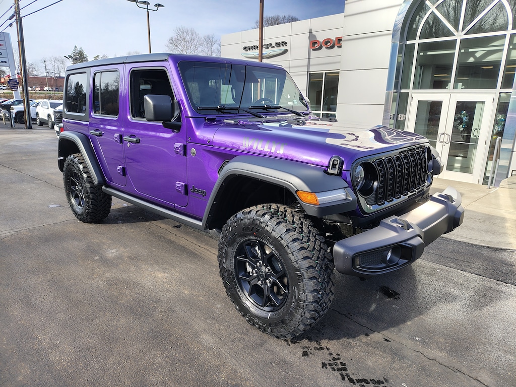 New 2026 Jeep Wrangler 4-DOOR WILLYS Sport Utility