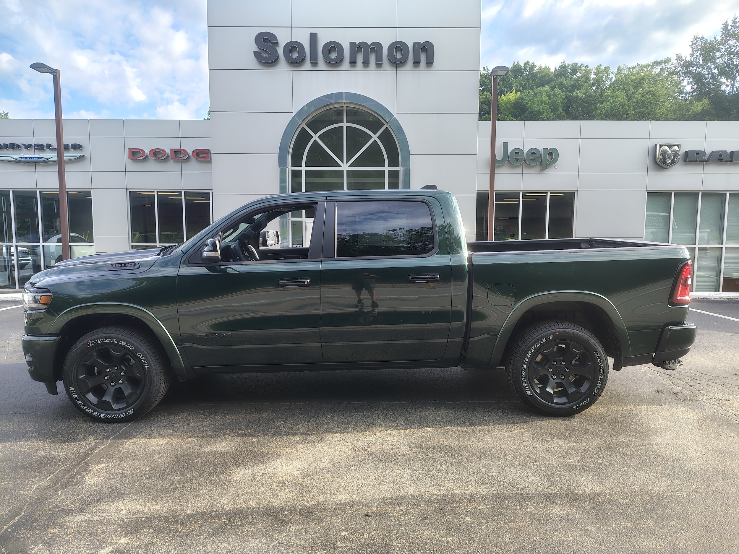 2026 Ram 1500 BIG HORN CREW CAB 4X4 5'7 BOX Serrano Green at Solomon CJD Carmichaels