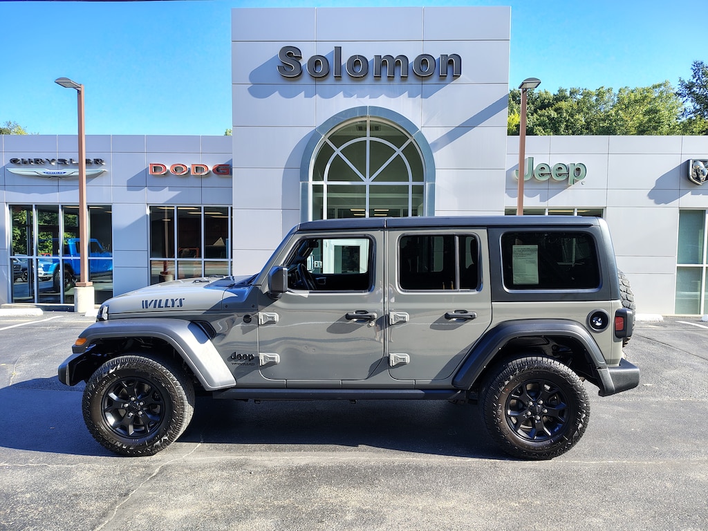 Certified 2022 Jeep Wrangler Unlimited Willys Sport Unlimited Willys Sport 4x4
