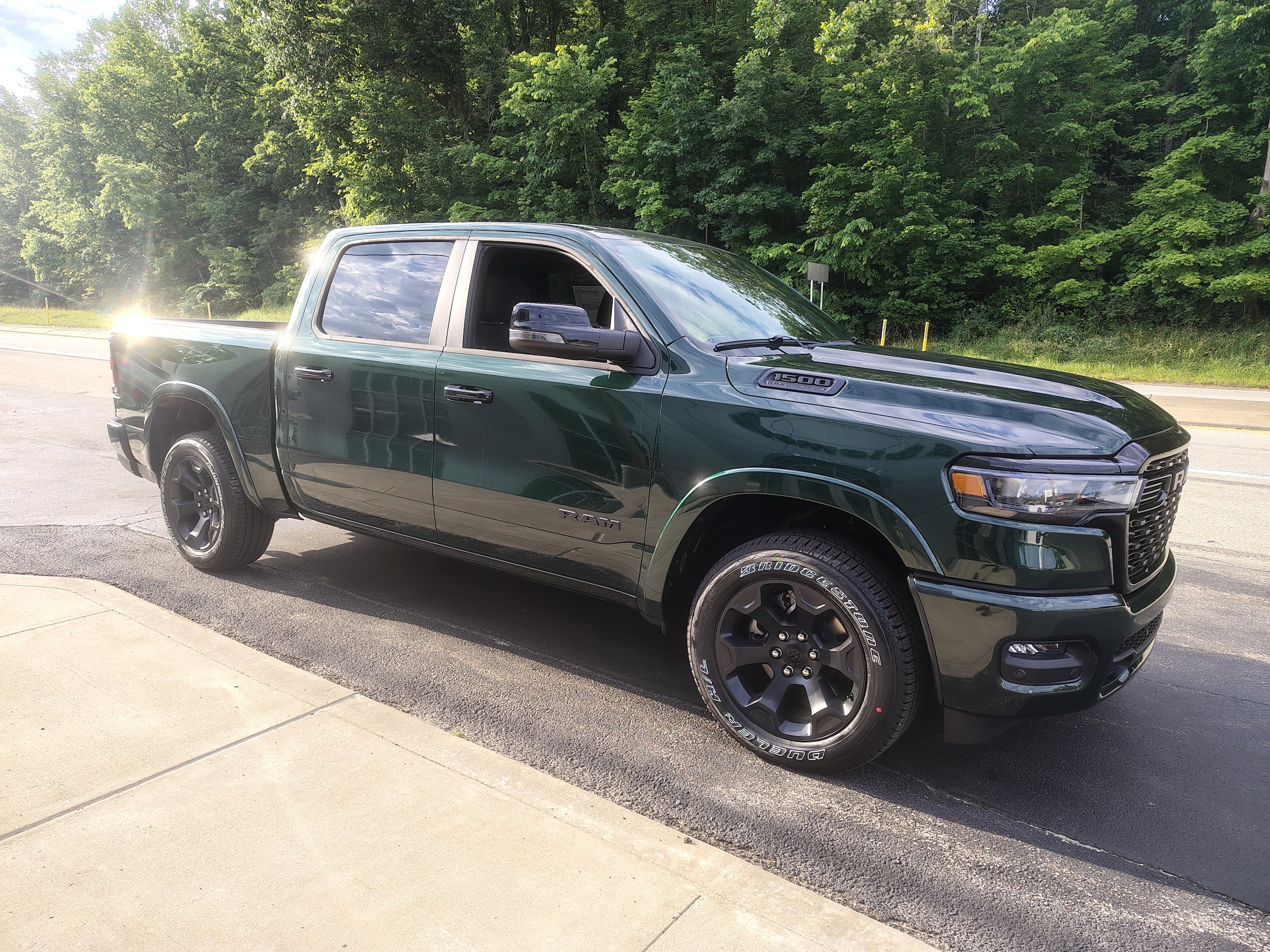 2026 Ram 1500 BIG HORN CREW CAB 4X4 5'7 BOX Serrano Green at Solomon CJD Carmichaels