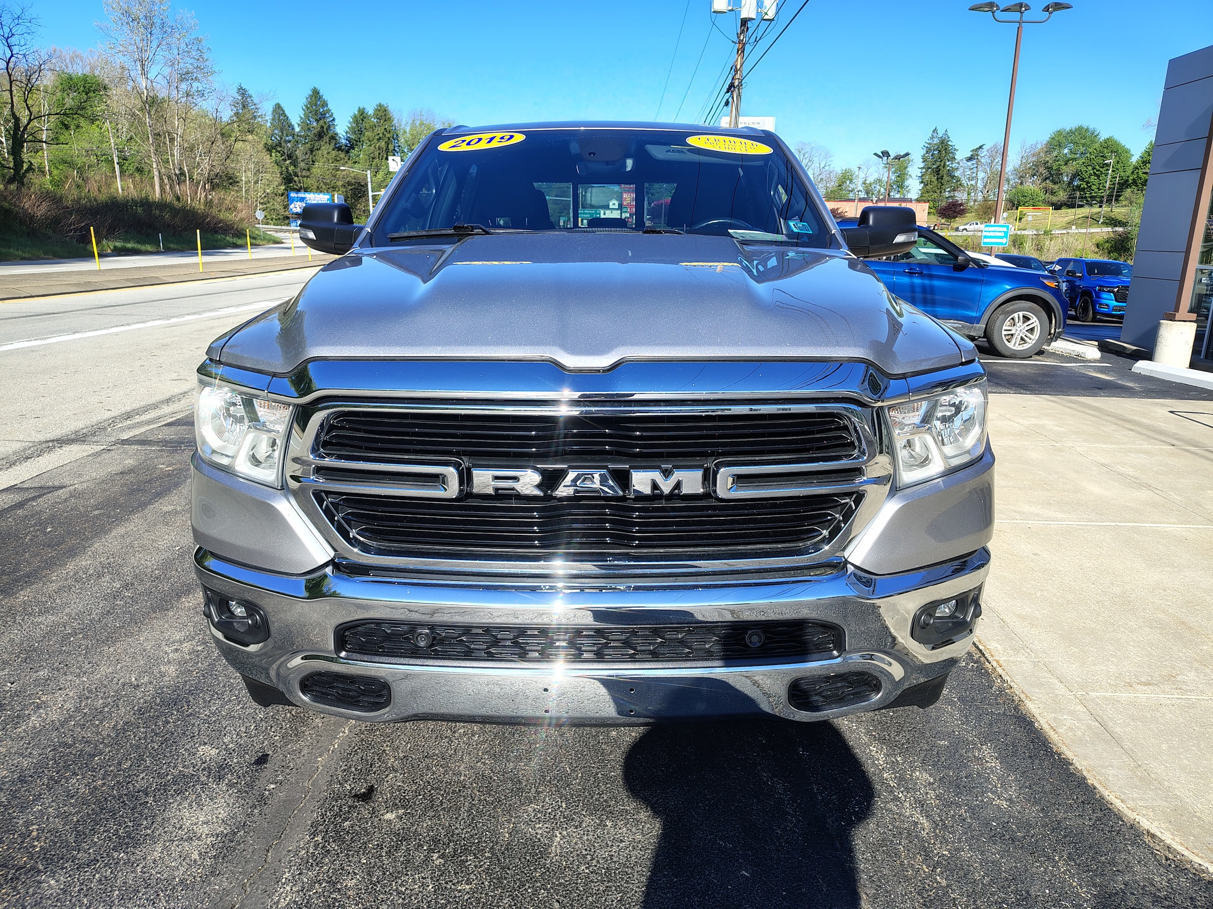 2019 Ram 1500 Big Horn/Lone Star Billet Silver Metallic Clearcoat at Solomon CJD Brownsville