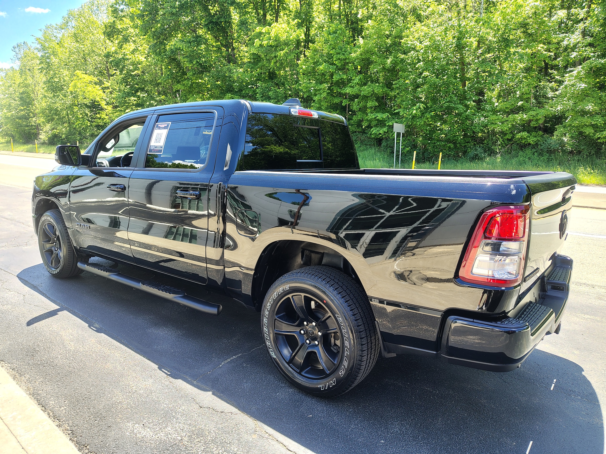 2023 Ram 1500 Big Horn Diamond Black Crystal Pearlcoat at Solomon CJD Brownsville