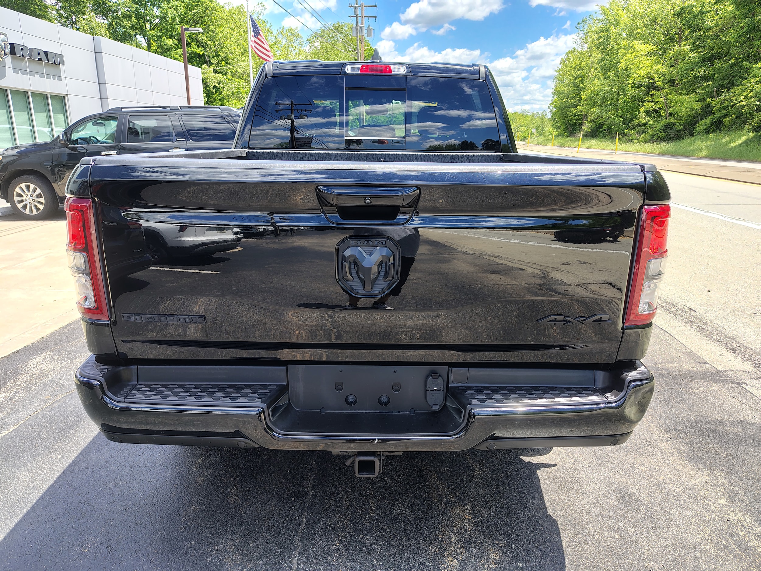 2021 Ram 1500 Big Horn Diamond Black Crystal Pearlcoat at Solomon CJD Brownsville