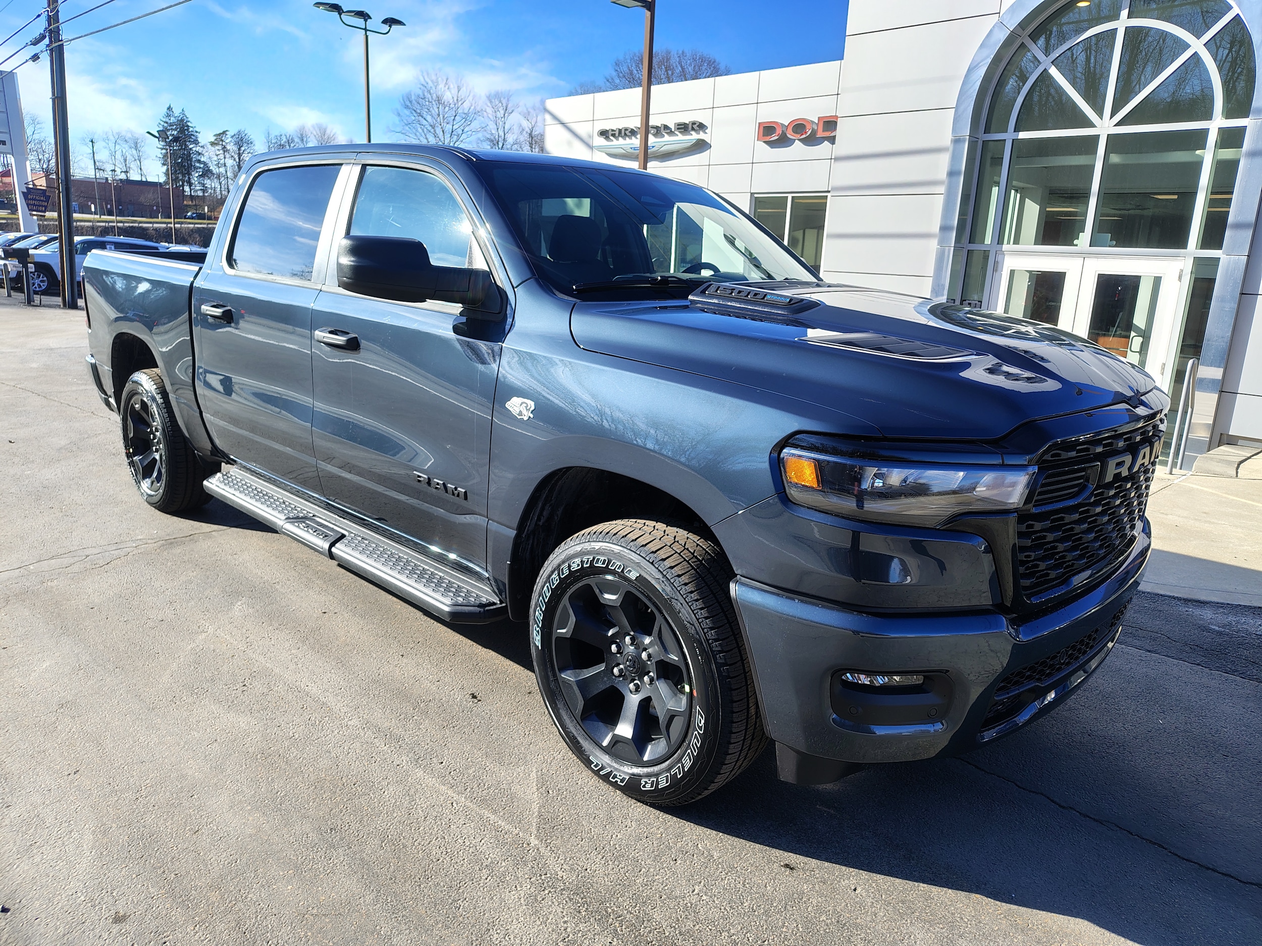 2026 Ram 1500 EXPRESS CREW CAB 4X4 5'7 BOX Forged Blue at Solomon CJD Carmichaels