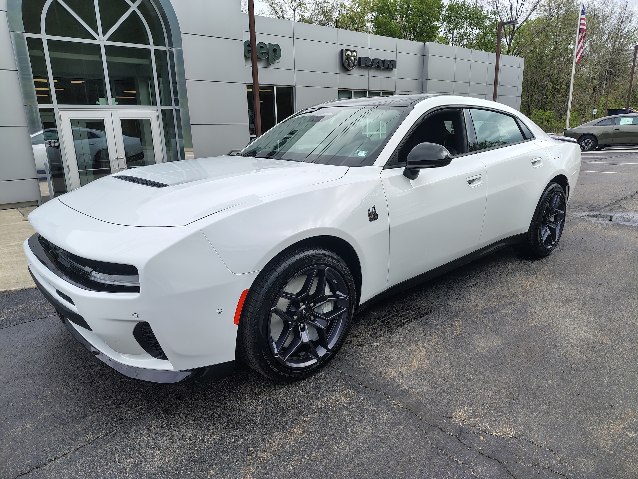2026 Dodge Charger SCAT PACK 4-DOOR AWD White Knuckle at Solomon CJD Brownsville