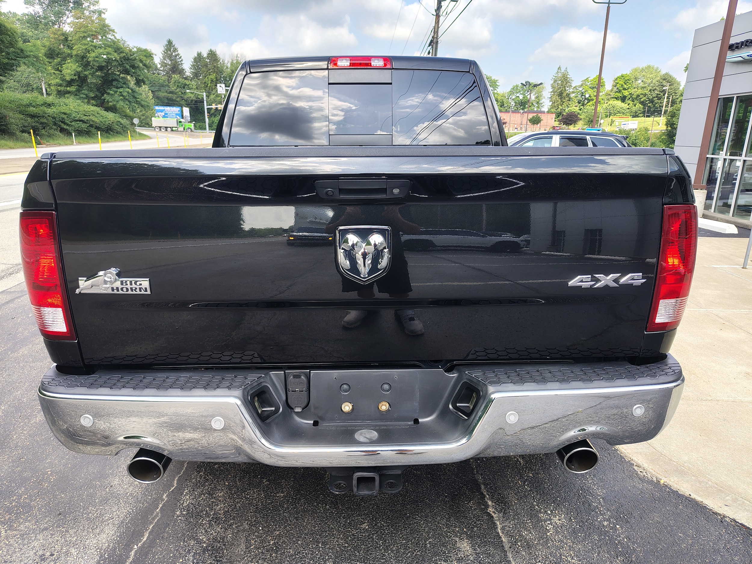 2017 Ram 1500 Big Horn Brilliant Black Crystal Pearlcoat at Solomon CJD Carmichaels